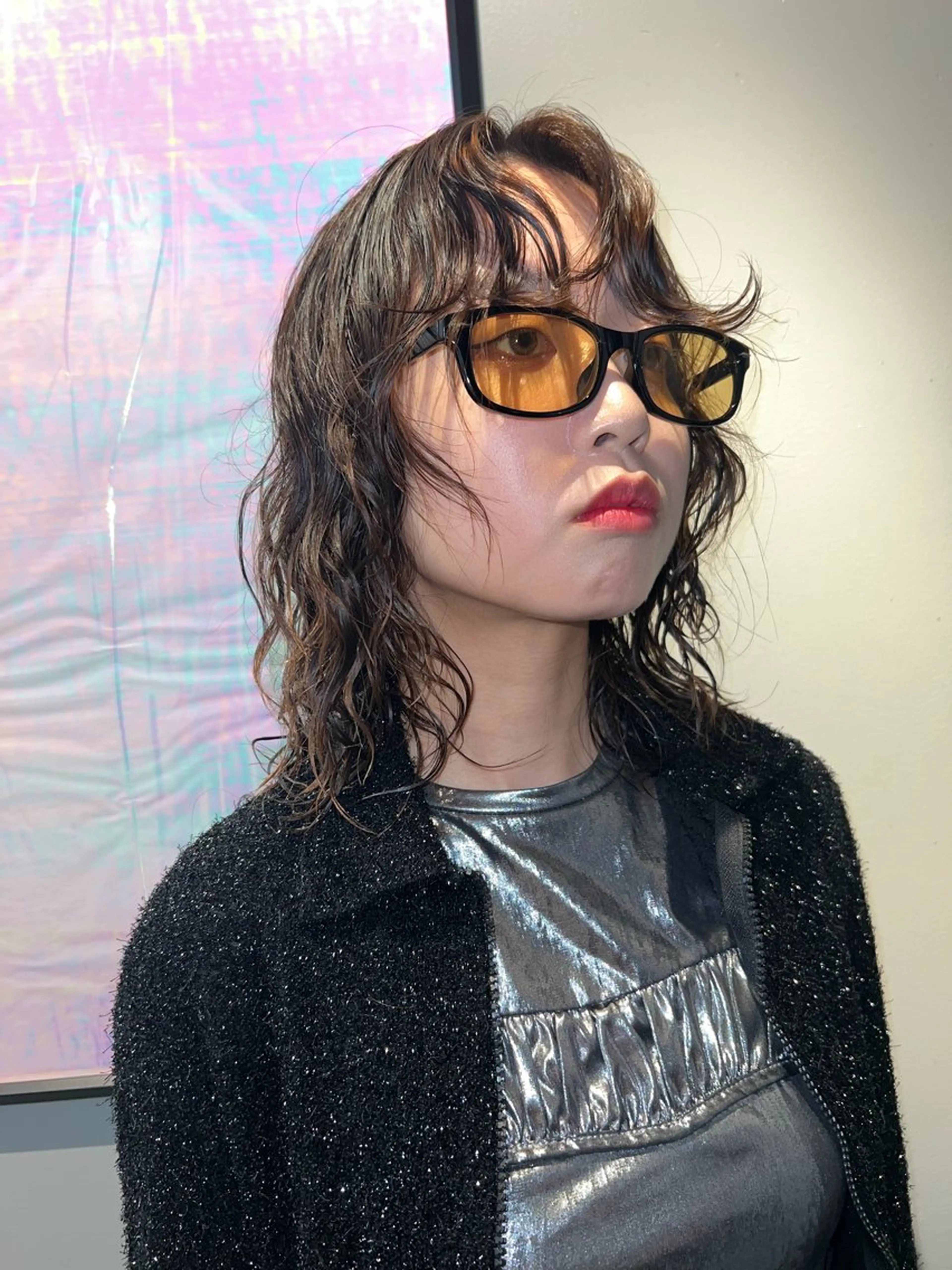 セミロング パーマ カット パーマ トリートメント haco＋所属・圧倒的デザイン力 店長🎨RENAのヘアスタイル