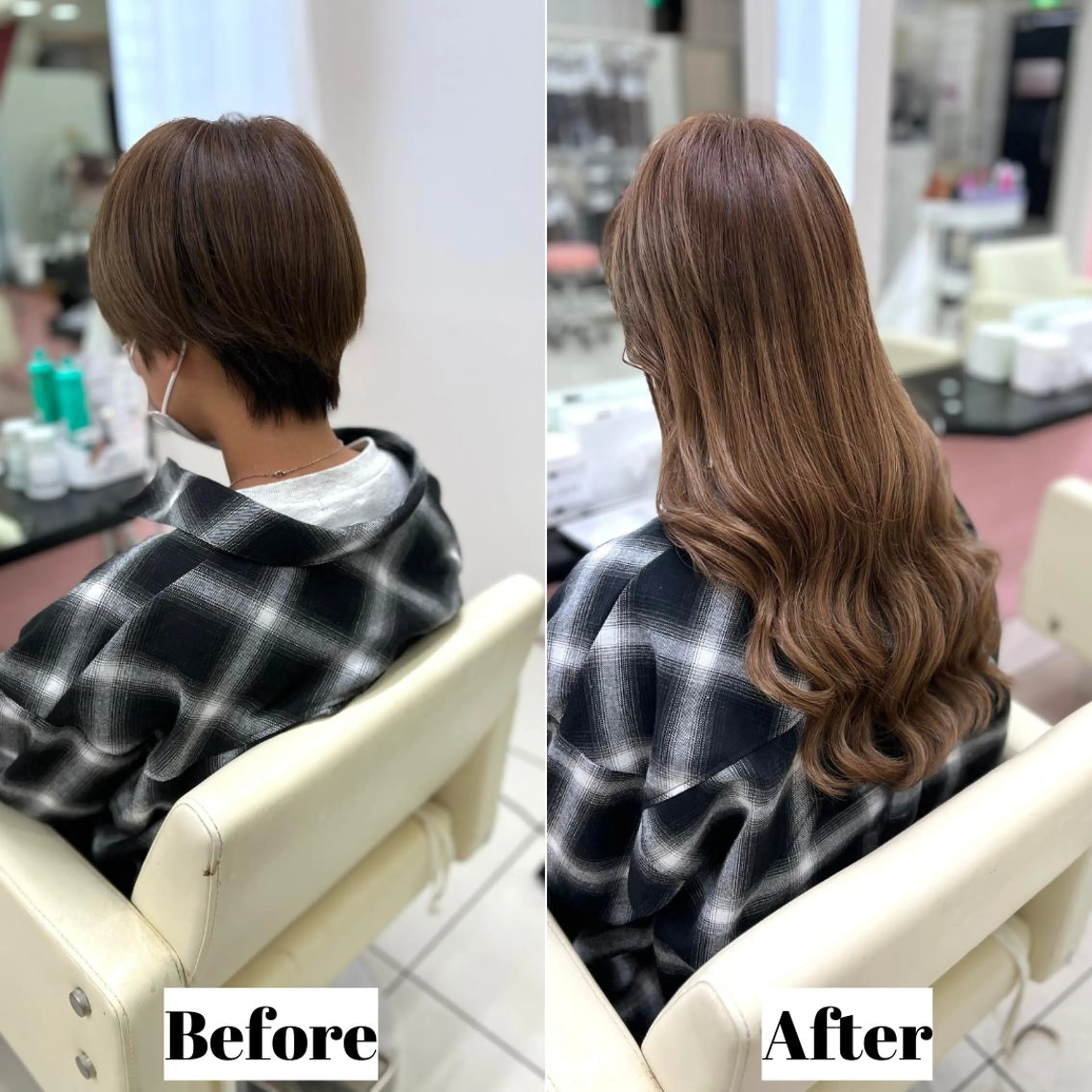ロング シールエクステ エクステ SEASON 大阪梅田駅徒歩7分のヘアスタイル