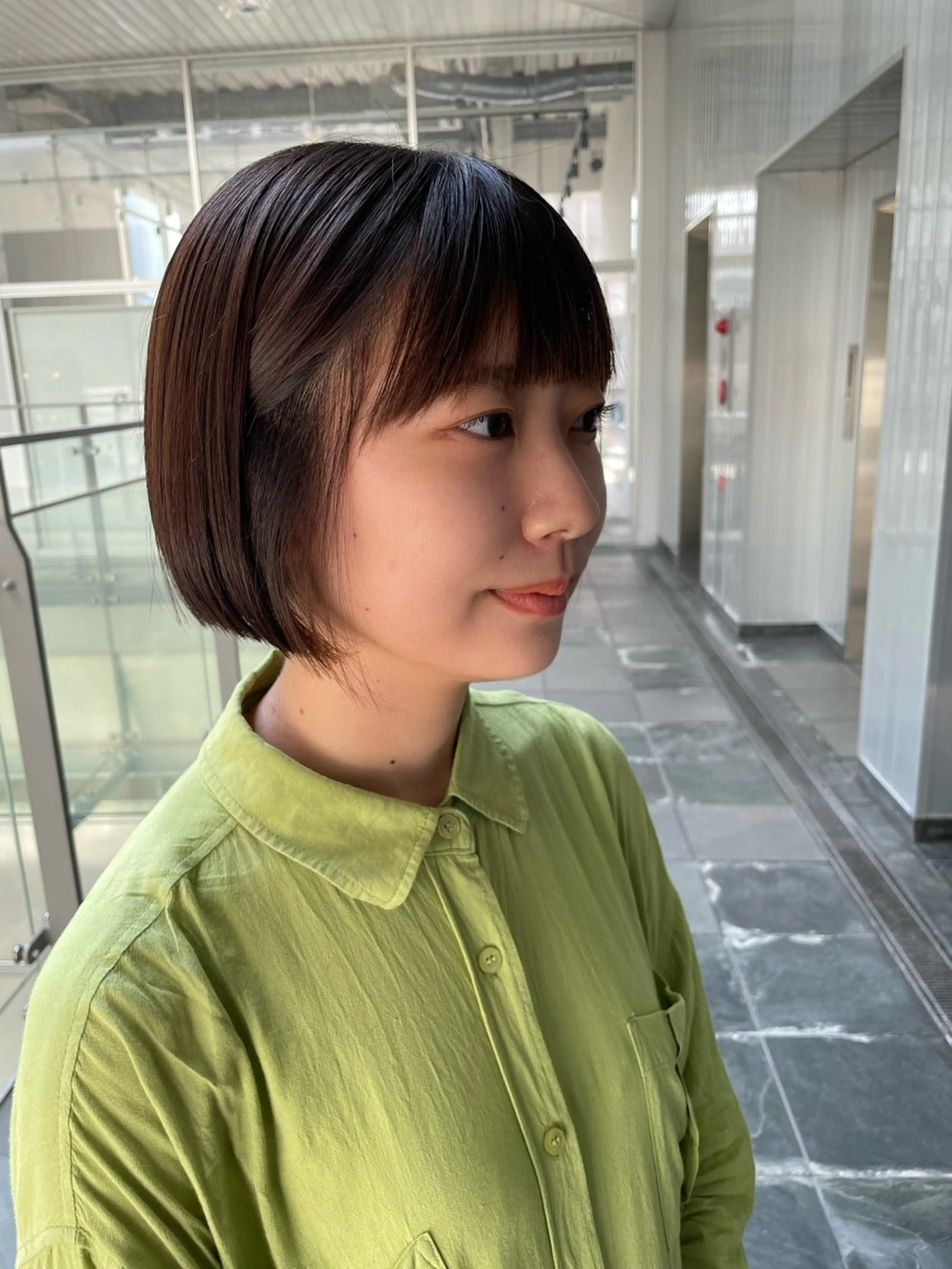 ショート カット トリートメント 不破一輝/栄/矢場町 ボブ/レイヤー/艶髪のヘアスタイル