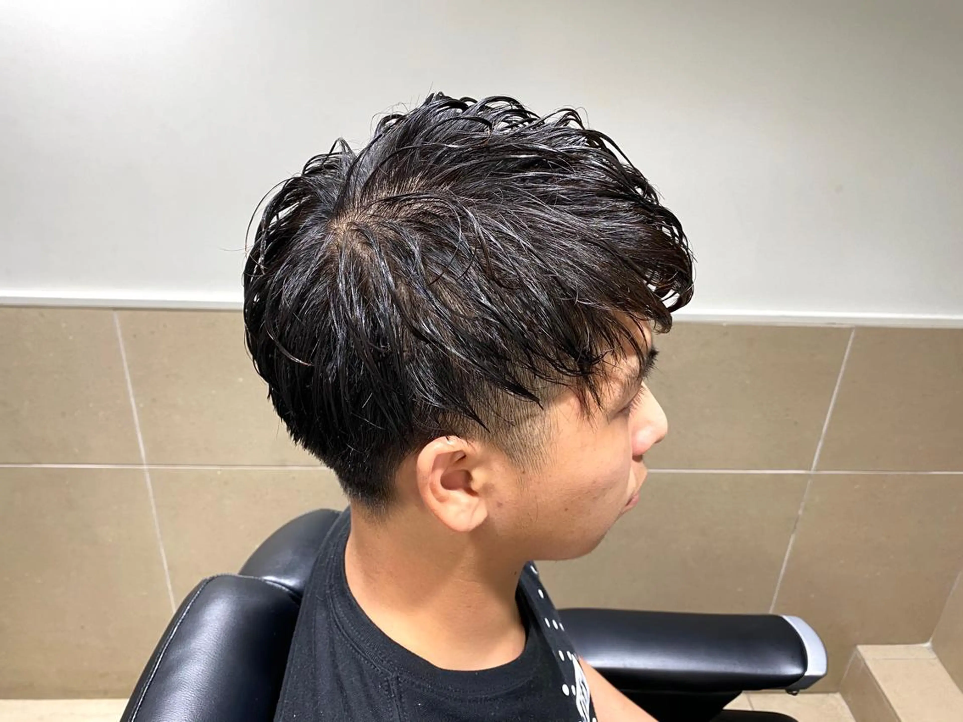 ミディアム メンズ HIRO GINZA 池袋東口店所属・林田 龍明のヘアスタイル