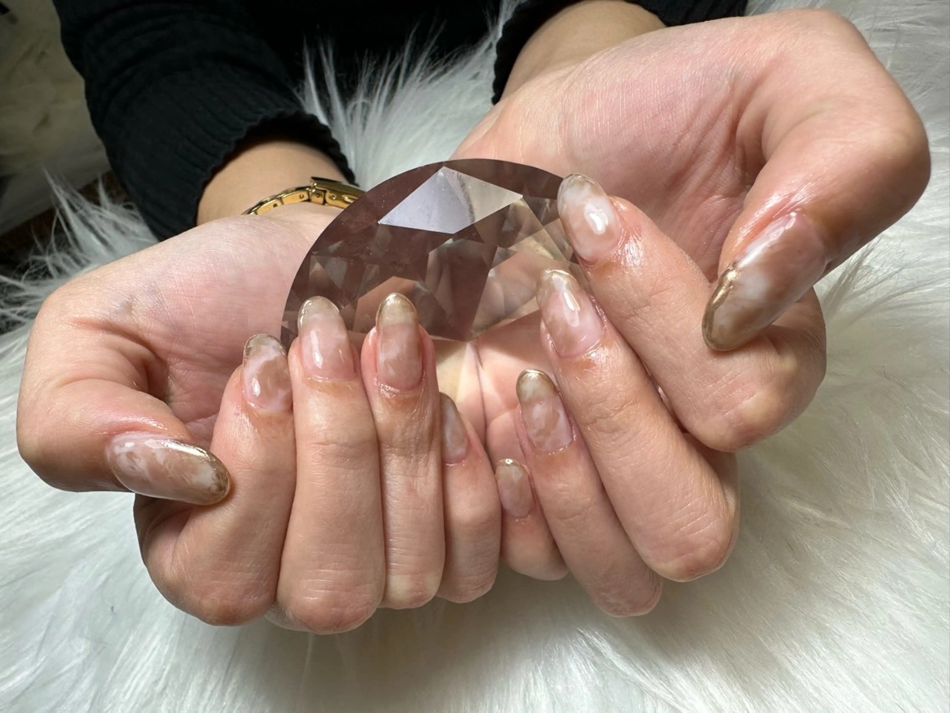 ネイル ニュアンスネイル ハンドネイル フットネイル nailsalon glowのネイルデザイン