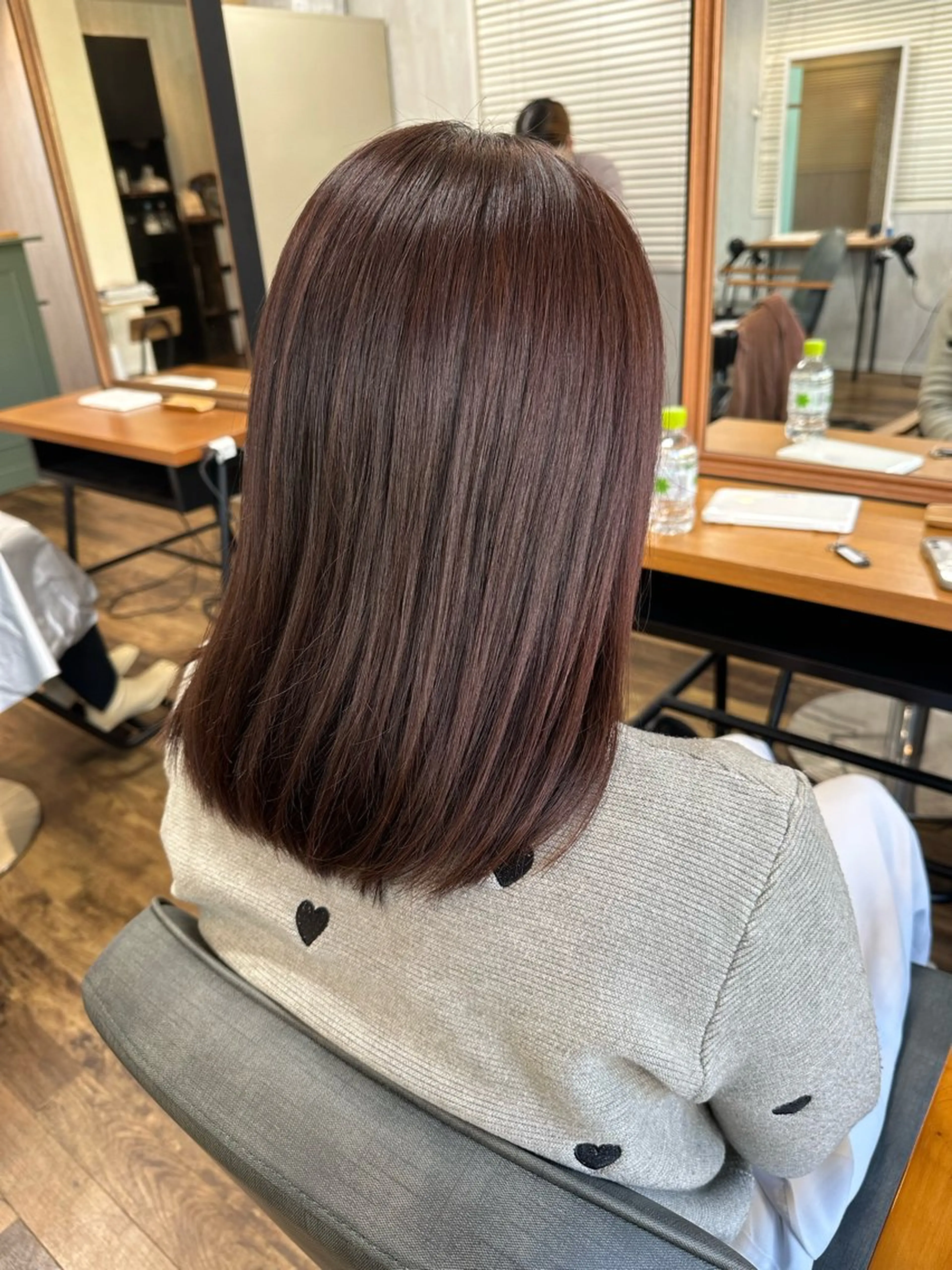 ミディアム ピンクブラウン TELA HAIR 土浦店【テーラヘアー】所属・TELA HAIR マネージャーRIKUのヘアスタイル