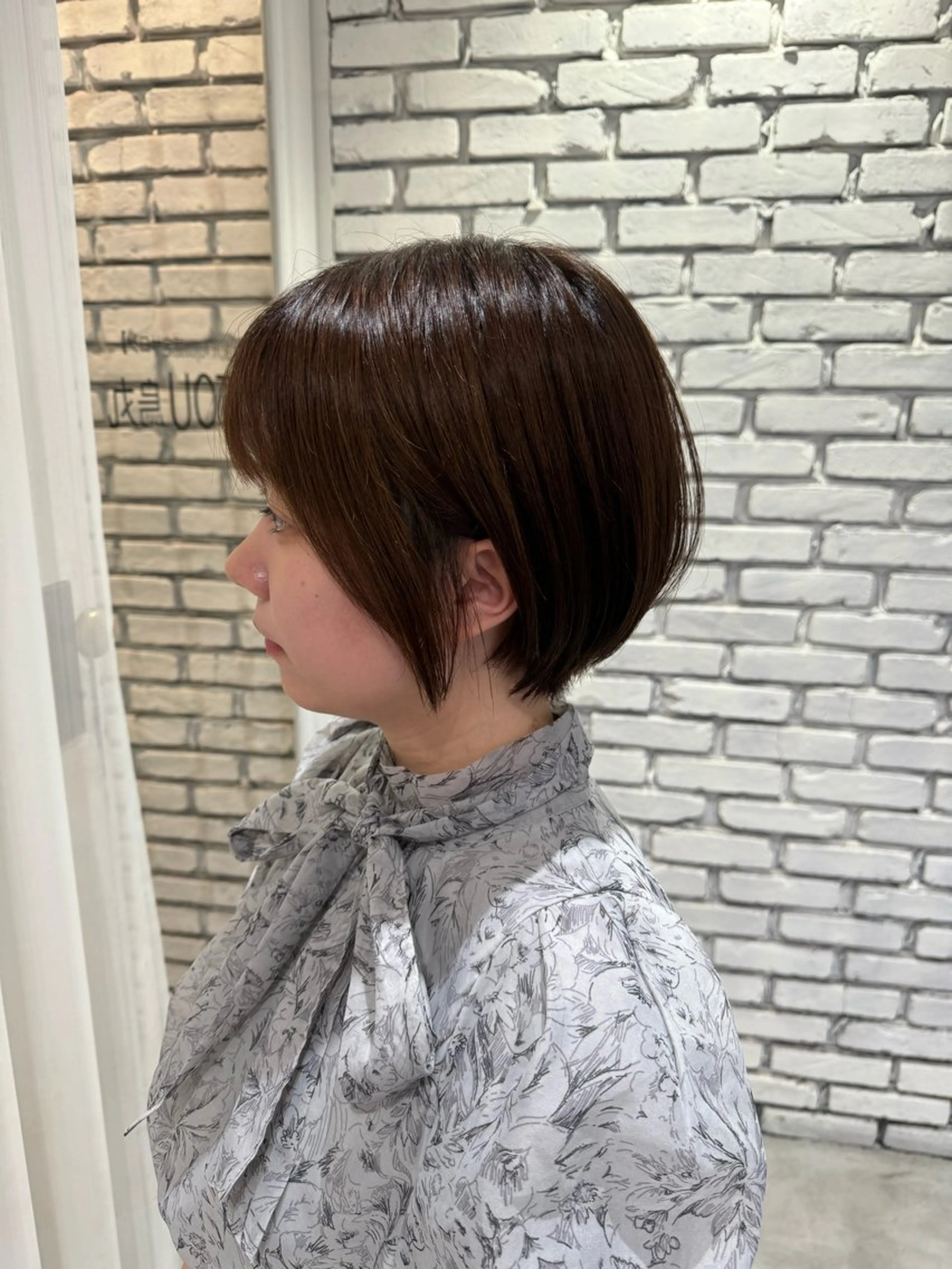ショート 丸みショート ショートヘア 遊佐 みくりのヘアスタイル