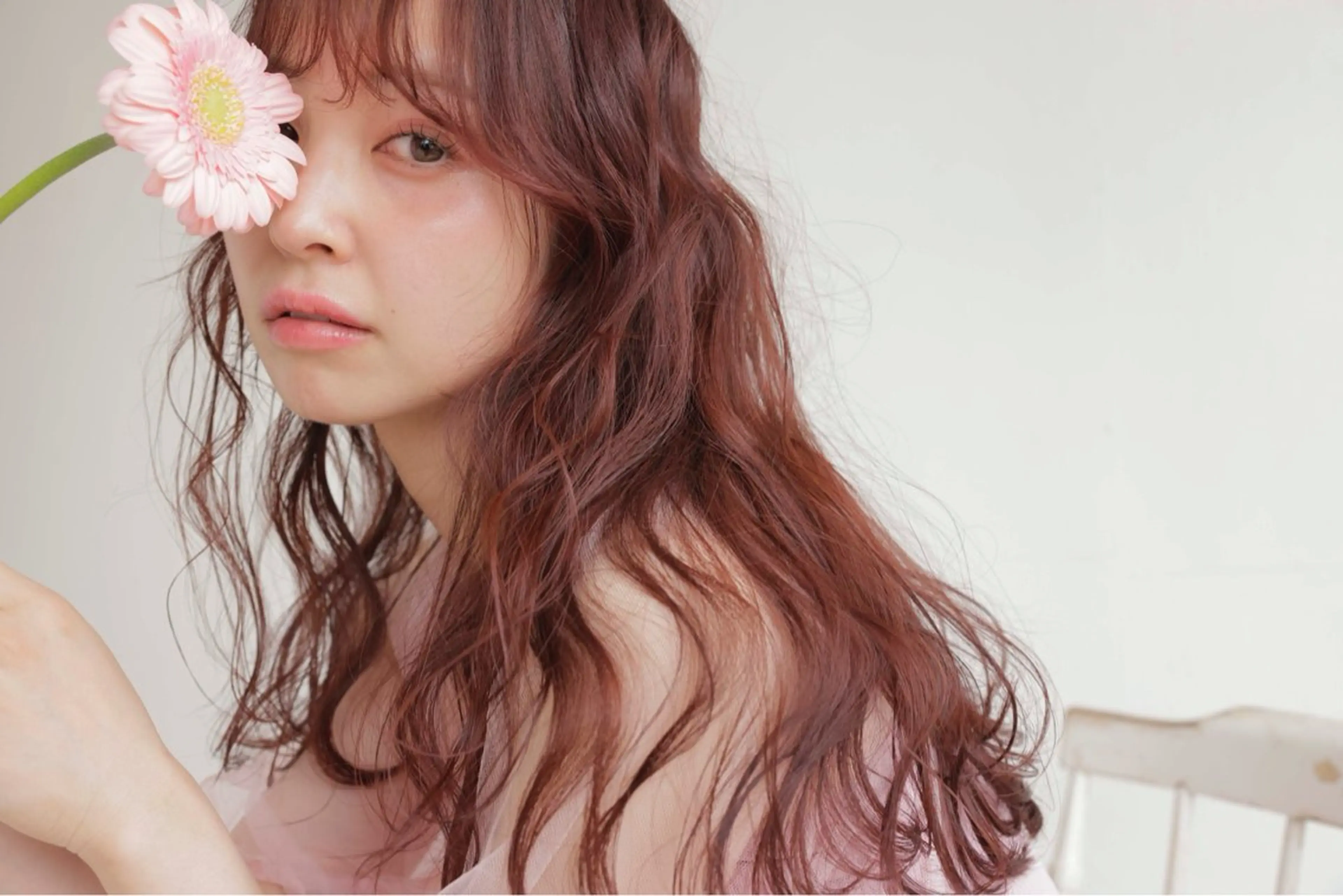 ミディアム カラー ヘアアレンジ みのり 《BASE.》のヘアスタイル