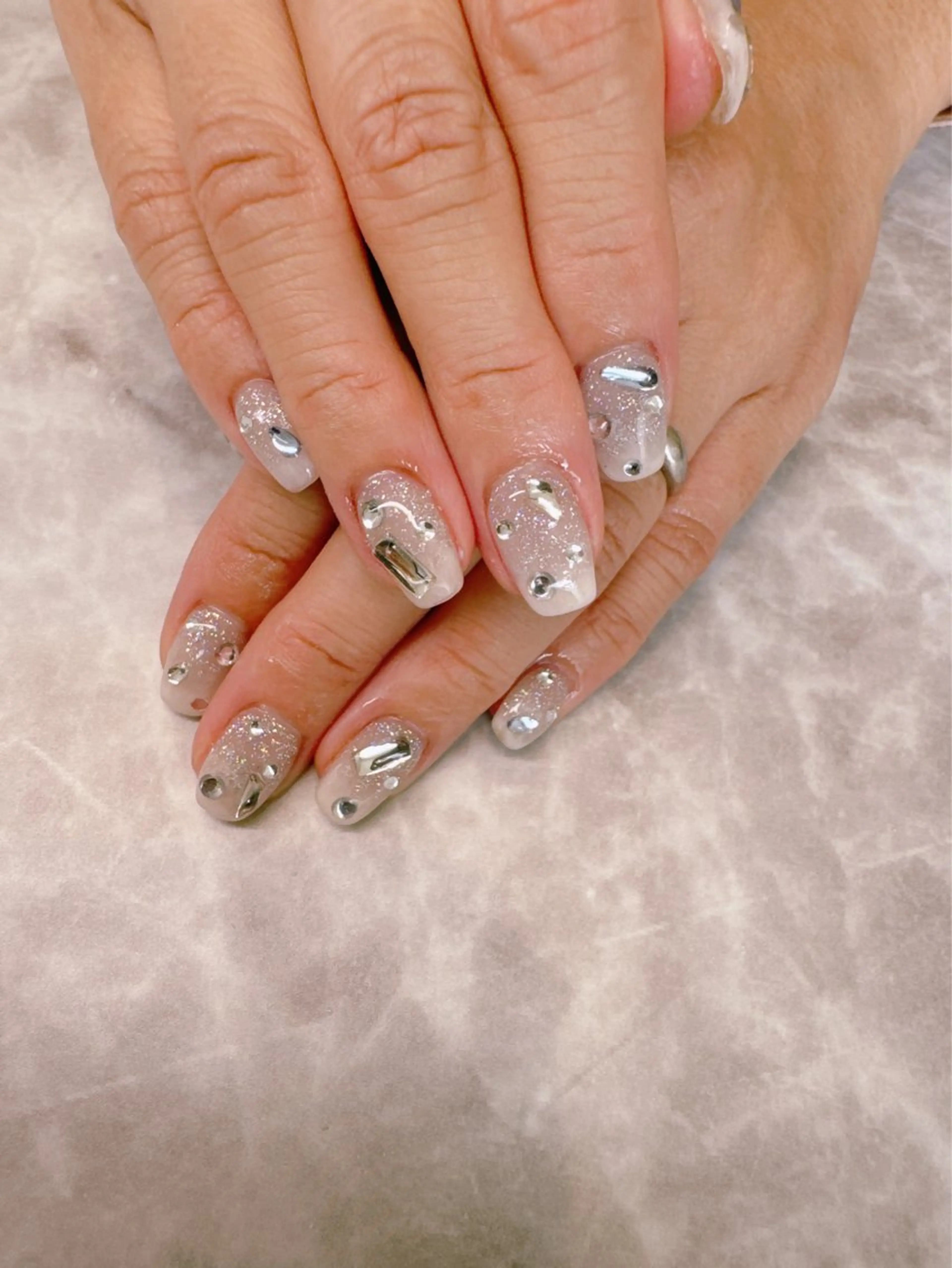 ネイル キラキラネイル ハンドネイル olim nailspaceのネイルデザイン