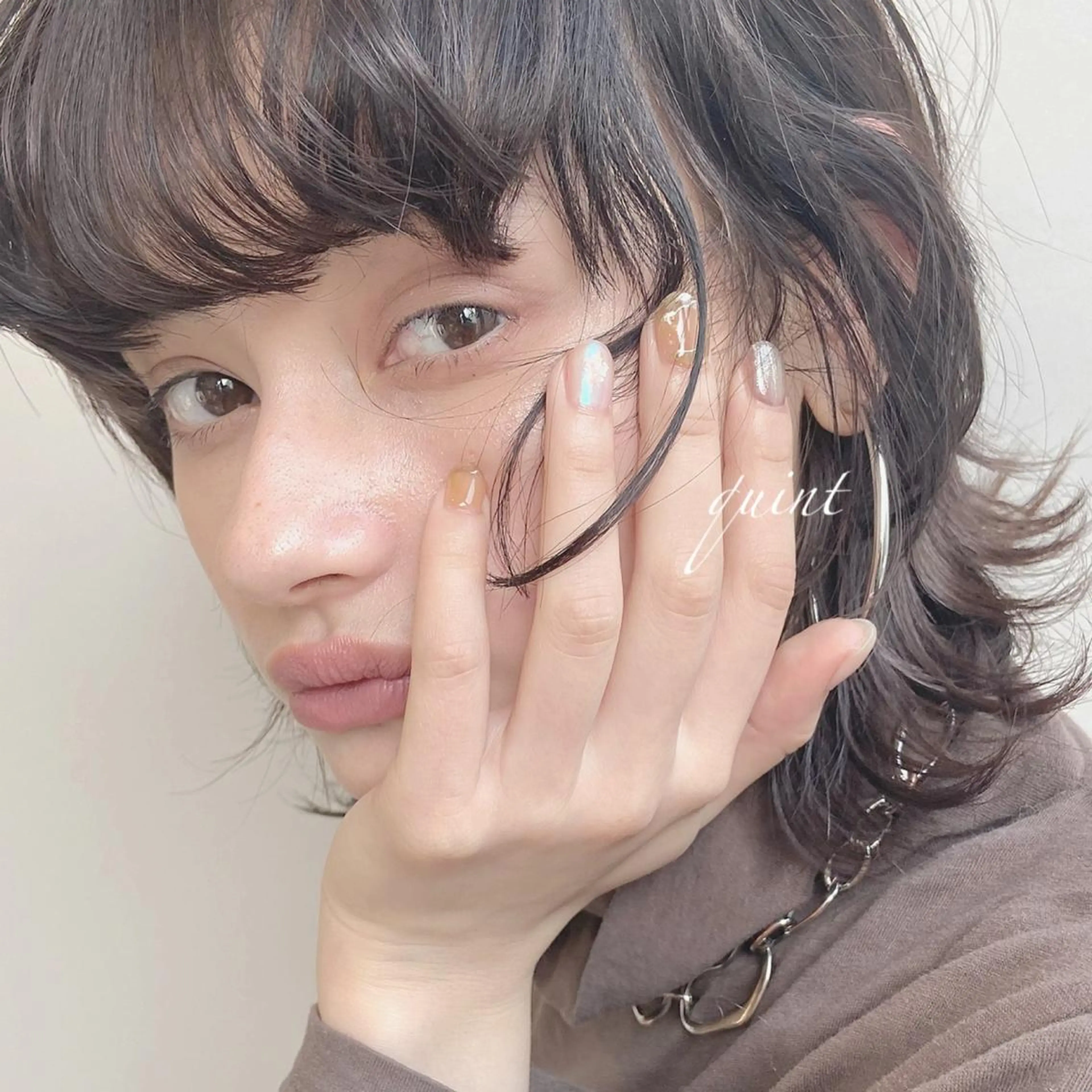 ネイル 𝕄𝕚𝕪𝕦🤍 自由が丘⌇パラジェルのネイルデザイン