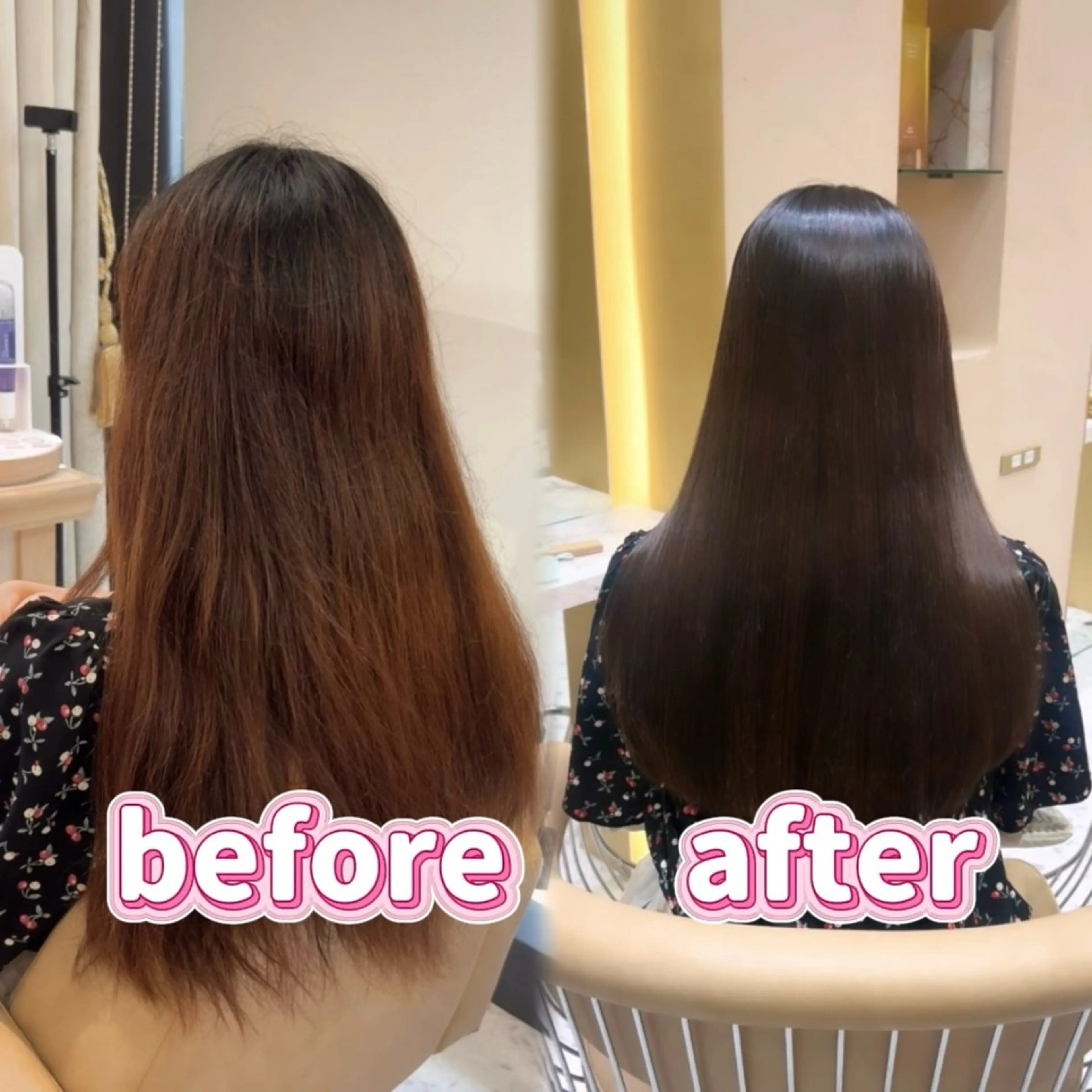 ロング カット ヘアカラー 縮毛矯正 トリートメント 名古屋/髪質改善/ 透明感SHIZUKAのヘアスタイル