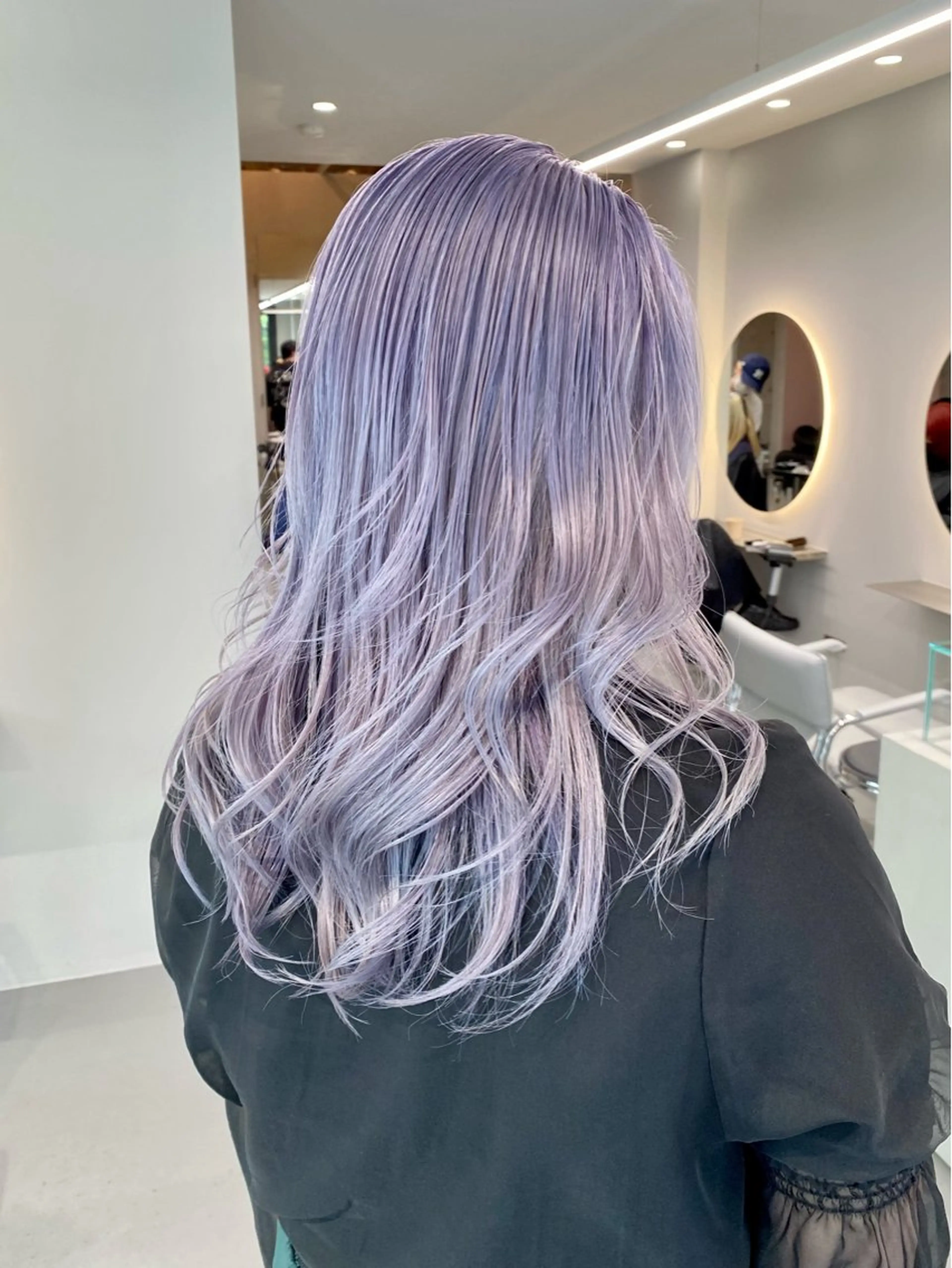 ロング カラー ヘアアレンジ ヘアカラー 原宿・デザインカラー YUI🤍ྀིのヘアスタイル