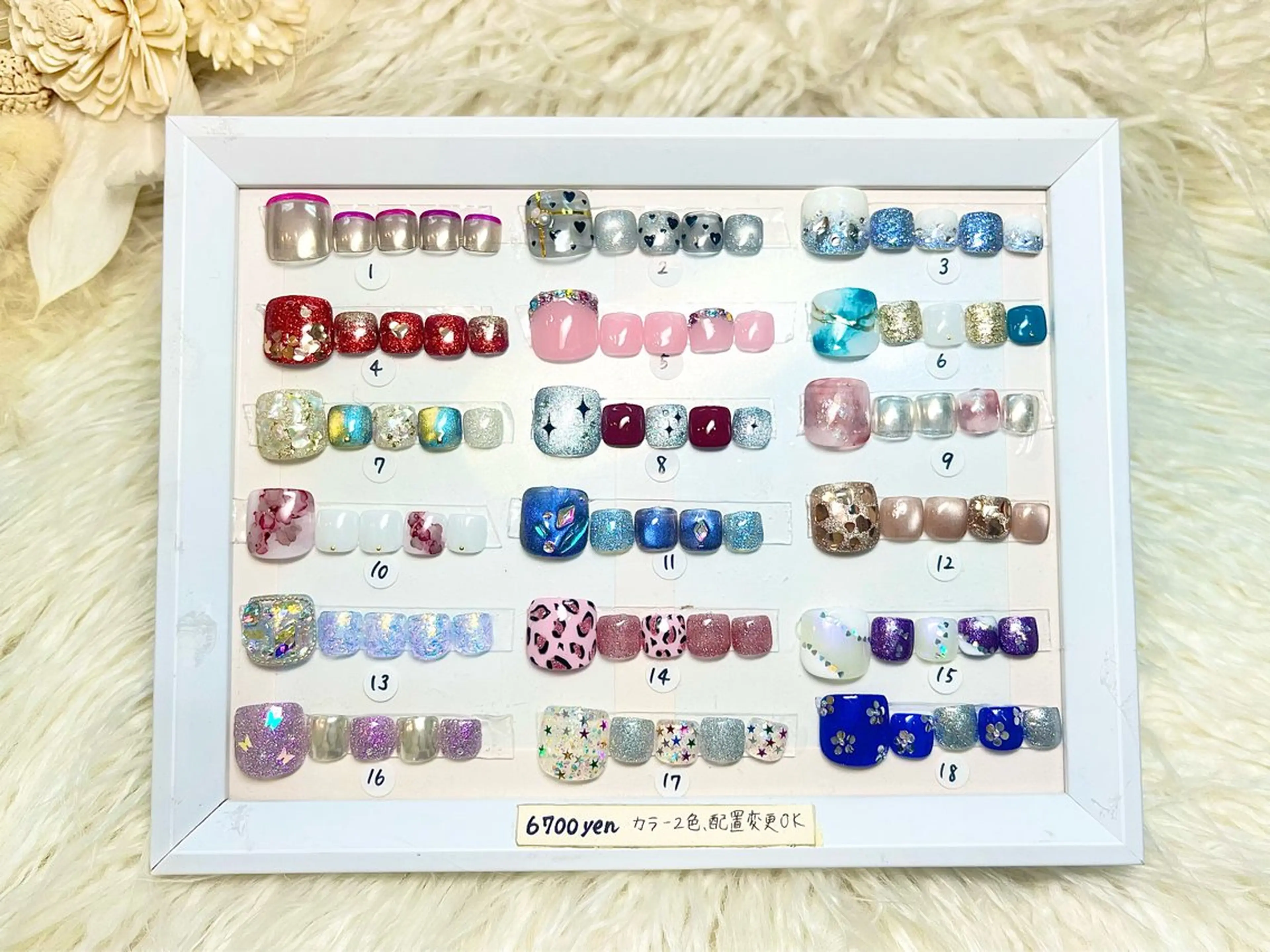 ネイル フットネイル Queen nail 北堀江 ASUKAのネイルデザイン