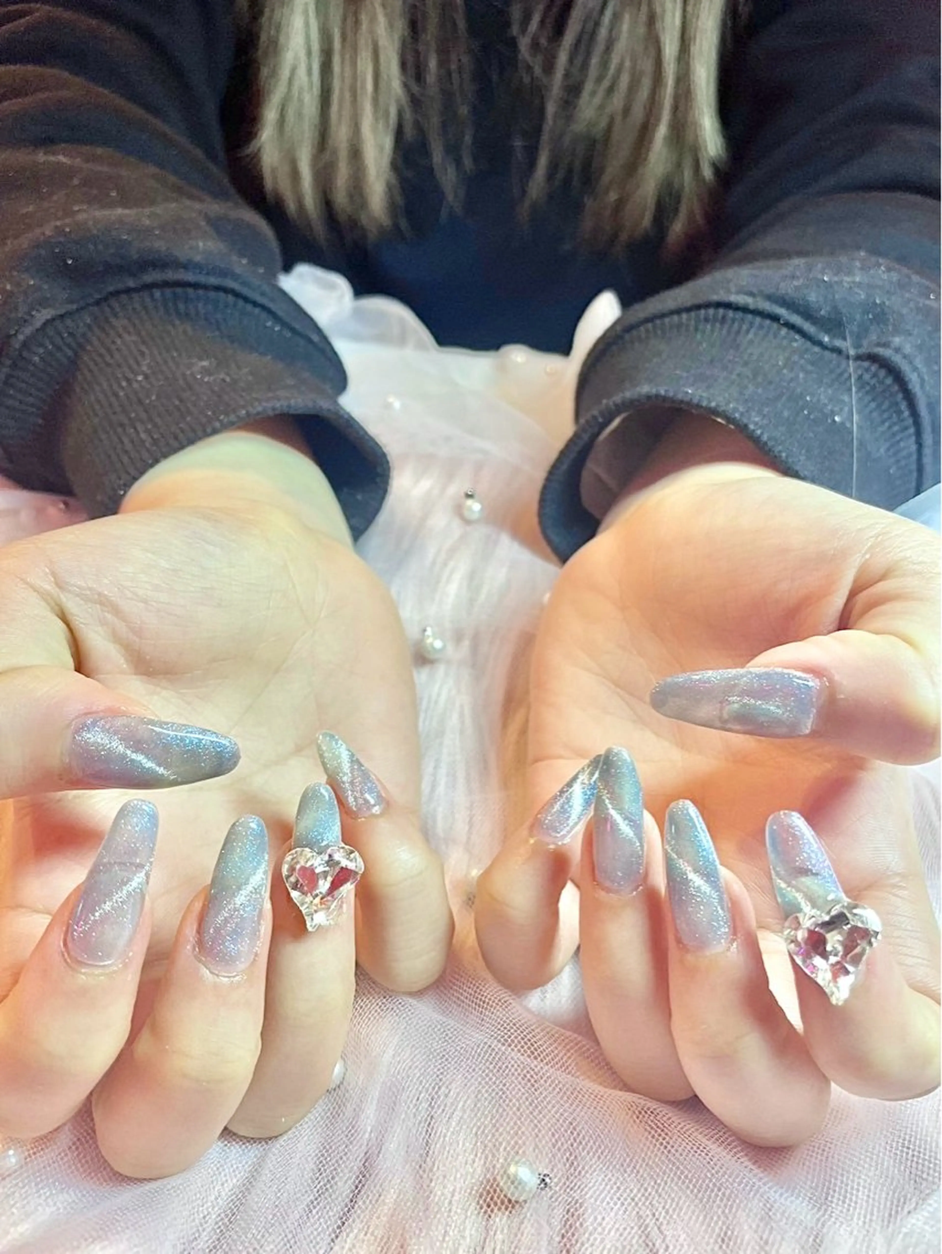 ネイル マグネットネイル ハンドネイル Alissa  Nail所属・長さだし/新栄町駅 Alissaのネイルデザイン
