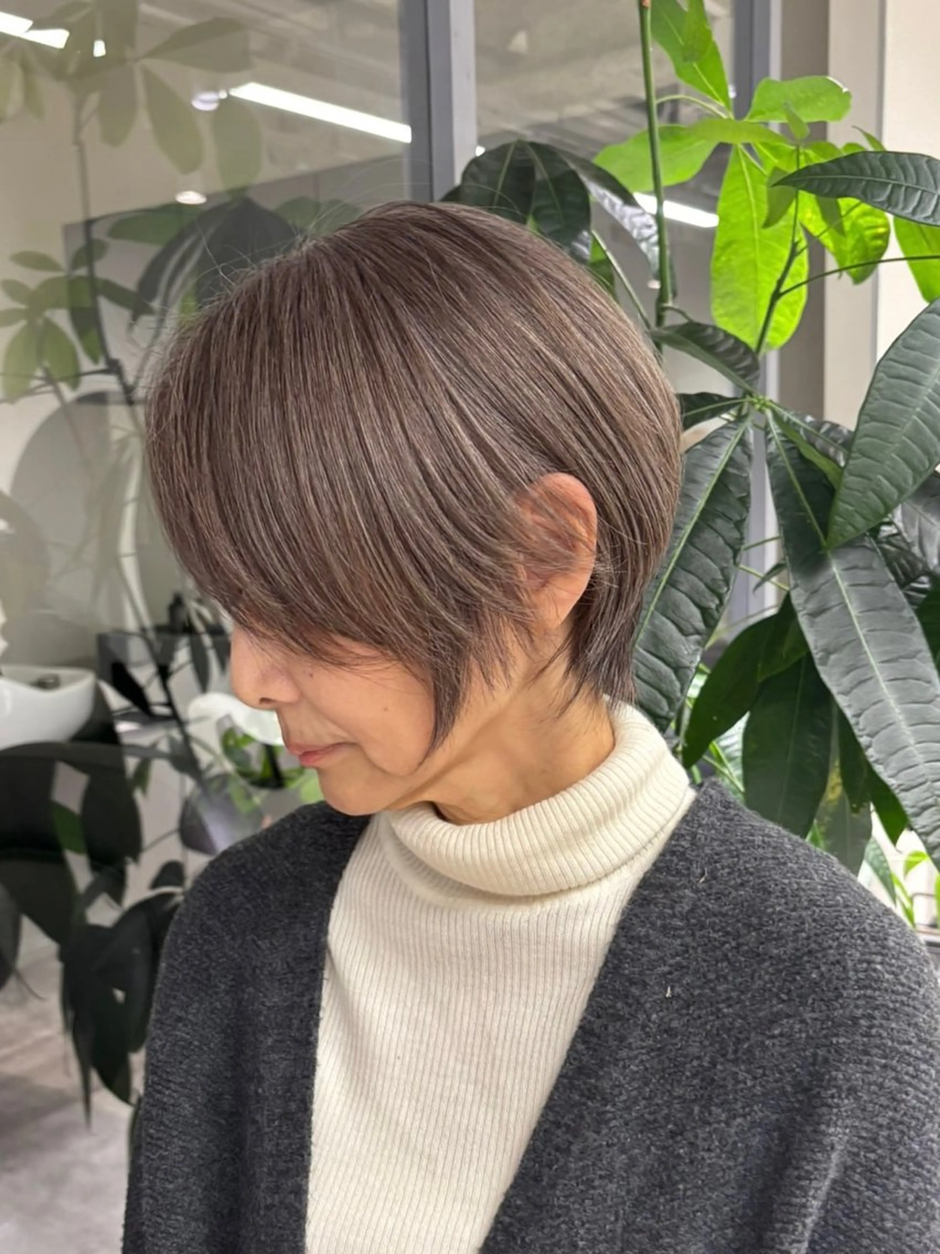 ショート ハイライト トリートメント カット トリートメント GBG高崎店所属・冨澤 優のヘアスタイル