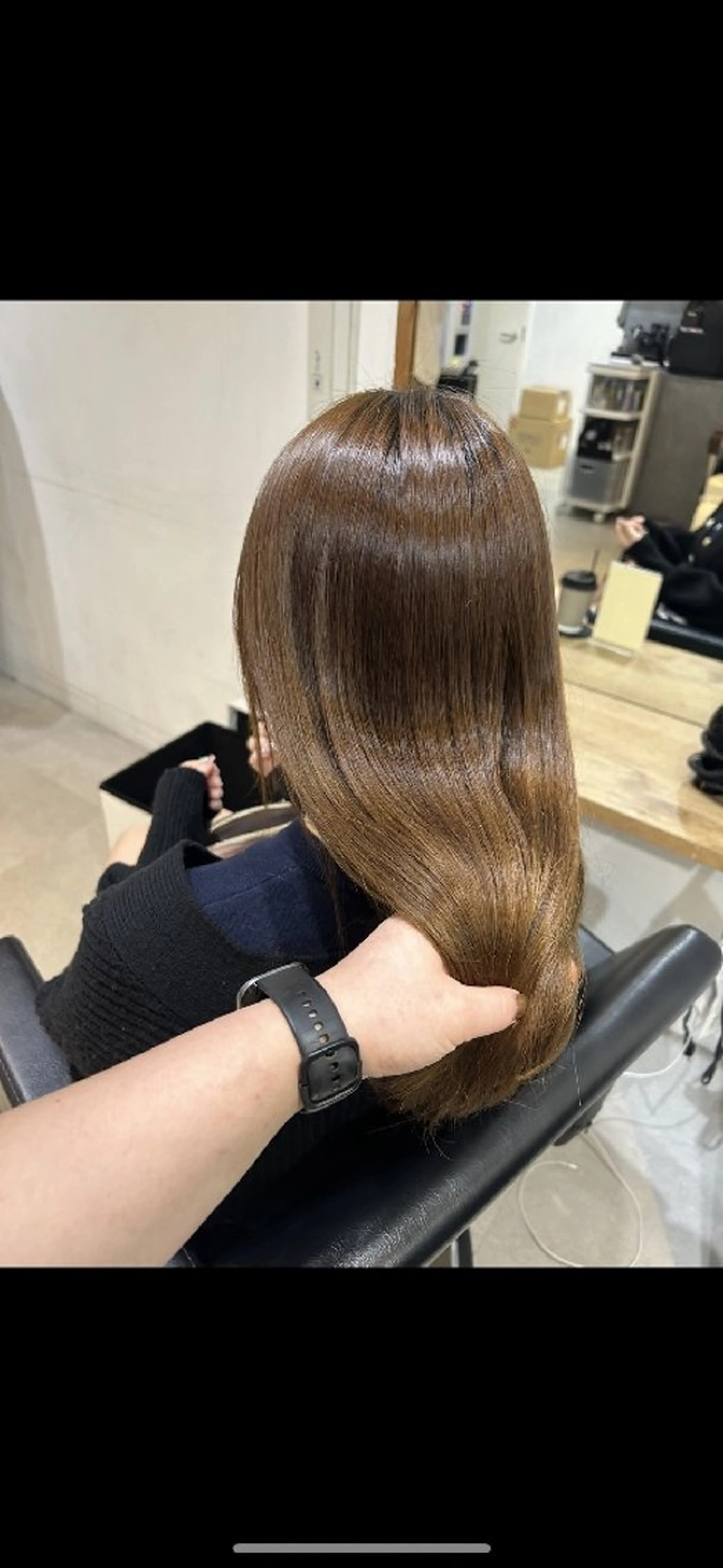 ロング 髪質改善 縮毛矯正 トリートメント 酸性ストレート カット 縮毛矯正 トリートメント 🌈扱いやすいボ ブ特化/Bob🌈のヘアスタイル