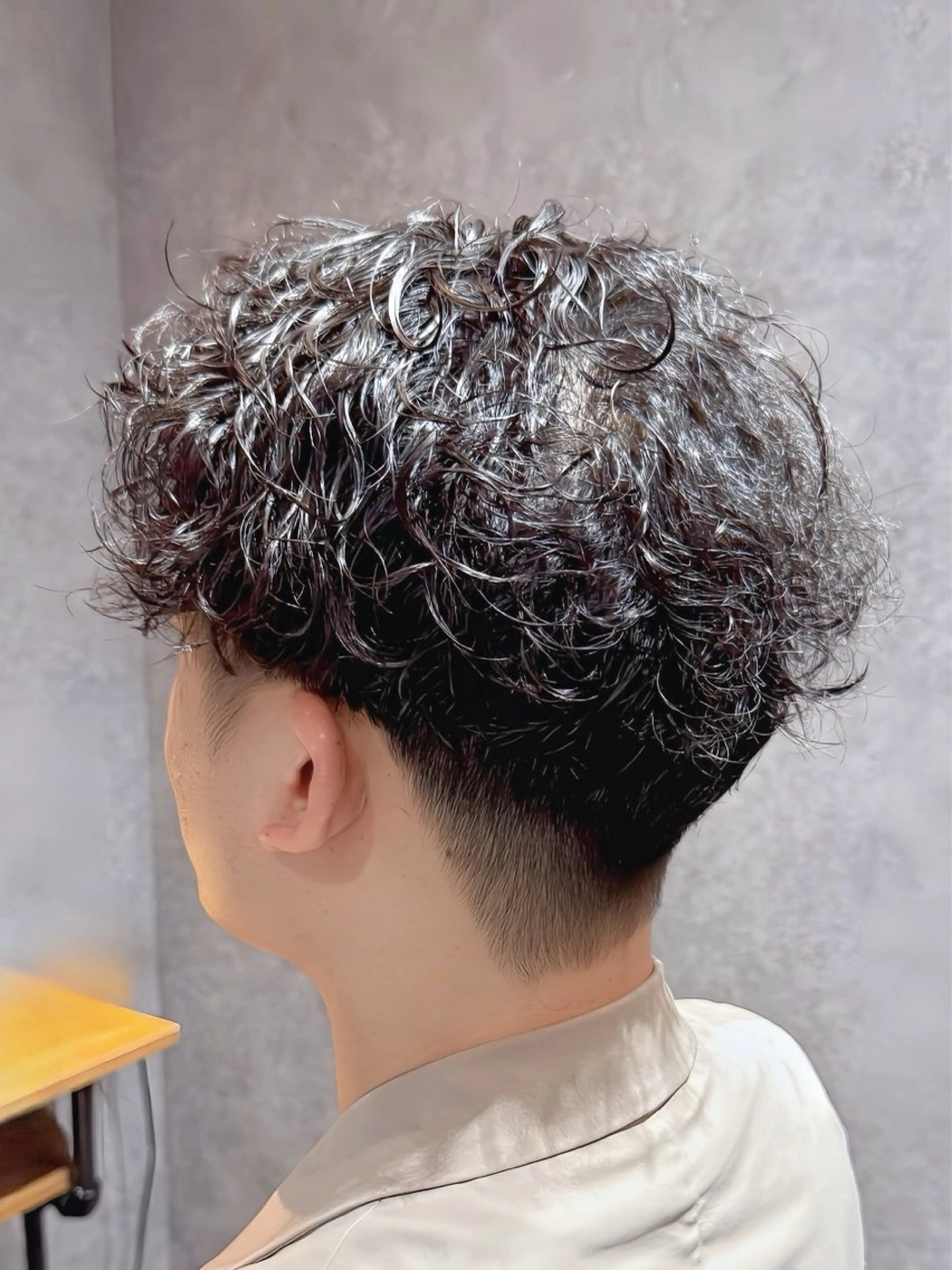ショート パーマ メンズ 【chic】天神 メンズmasashiのヘアスタイル
