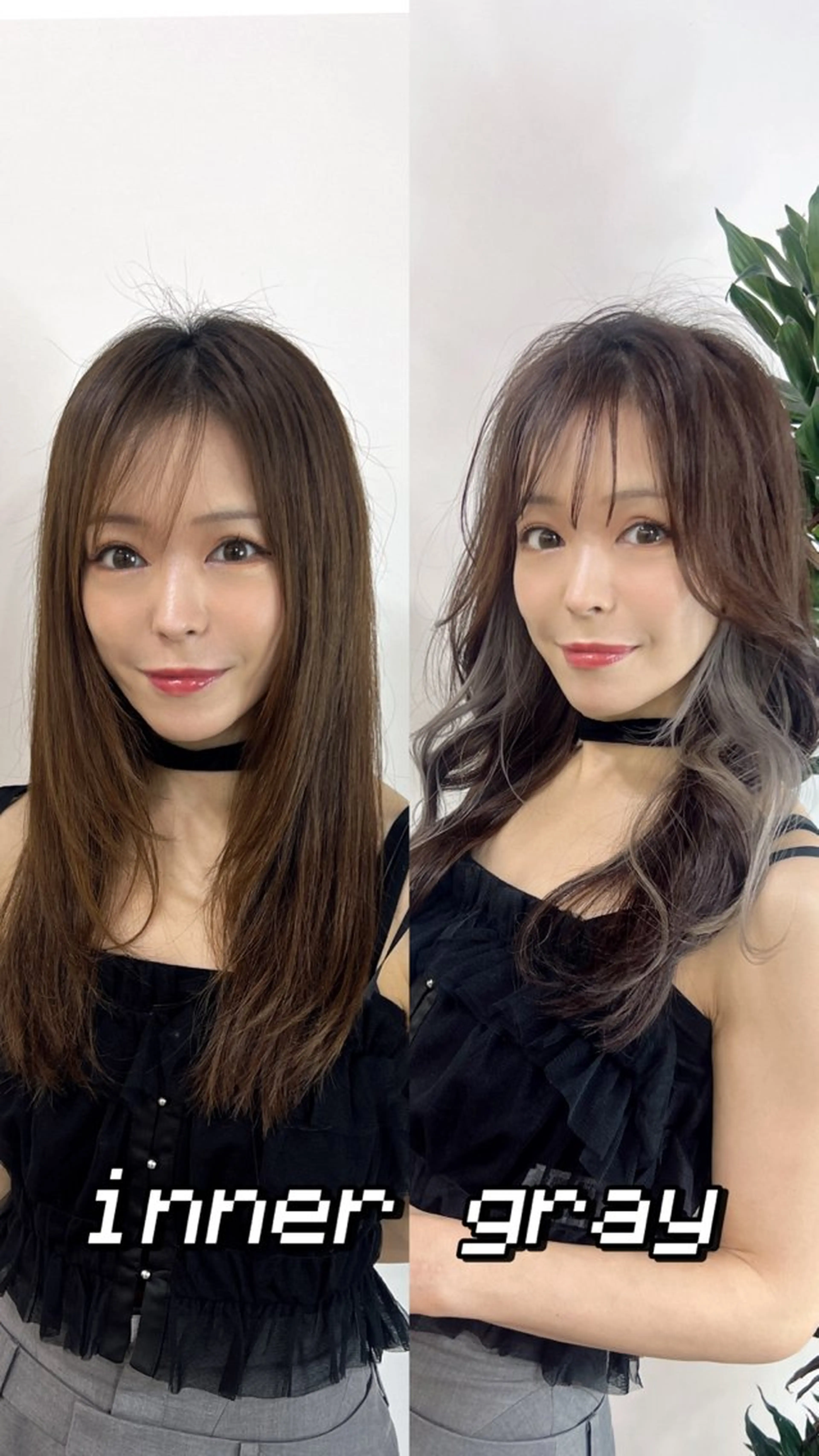セミロング カラー 韓国風ヘア 似合わせカット 小顔カット カット ヘアカラー トリートメント 透明感×髪質改善🧸 韓国ヘア　武田涼のヘアスタイル