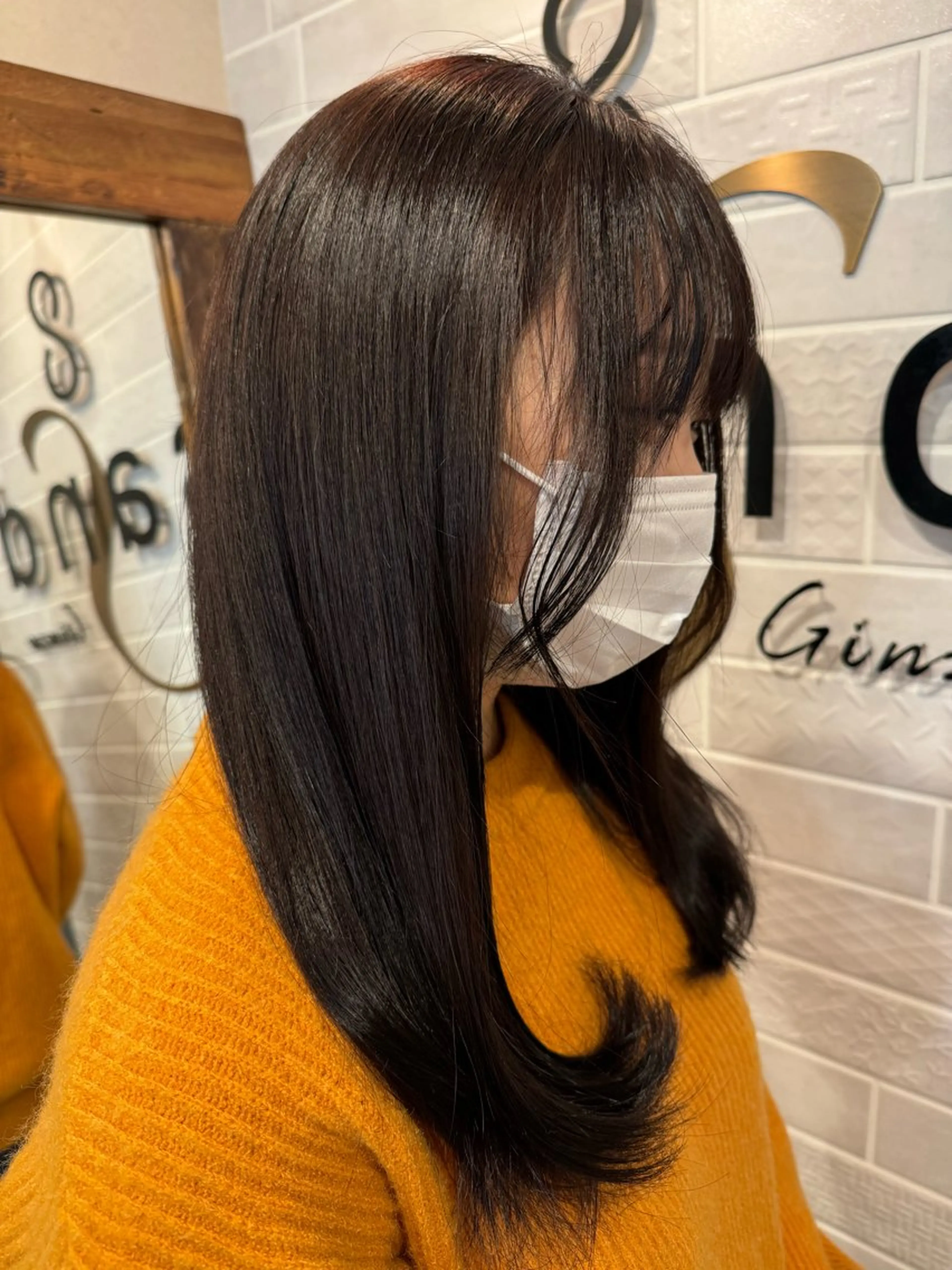 セミロング ヘアカラー トリートメント 銀座/インナーカラー /ハイライト/せいぎのヘアスタイル