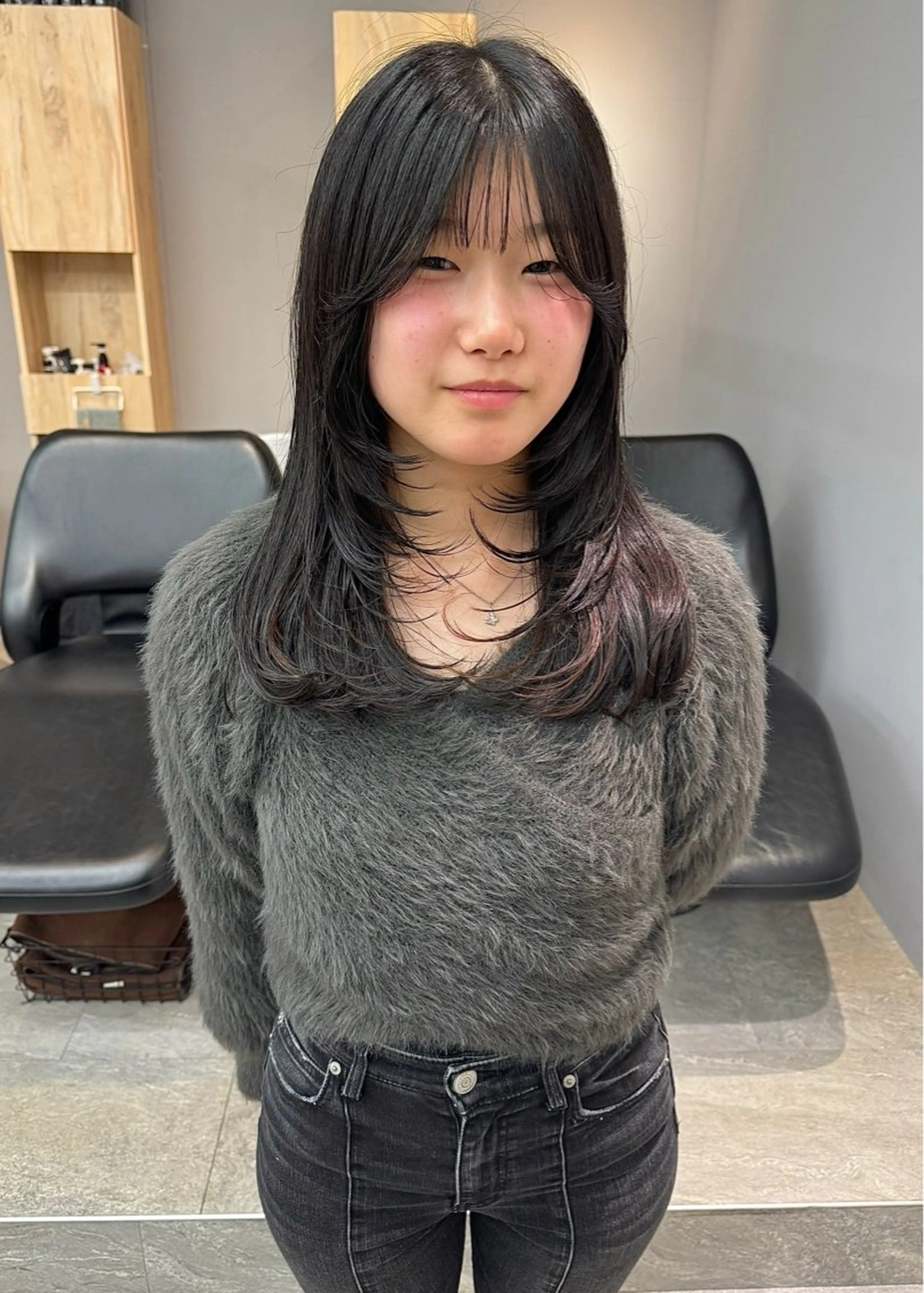 セミロング レイヤーカット カット yuka🥕 橿原神宮前のヘアスタイル