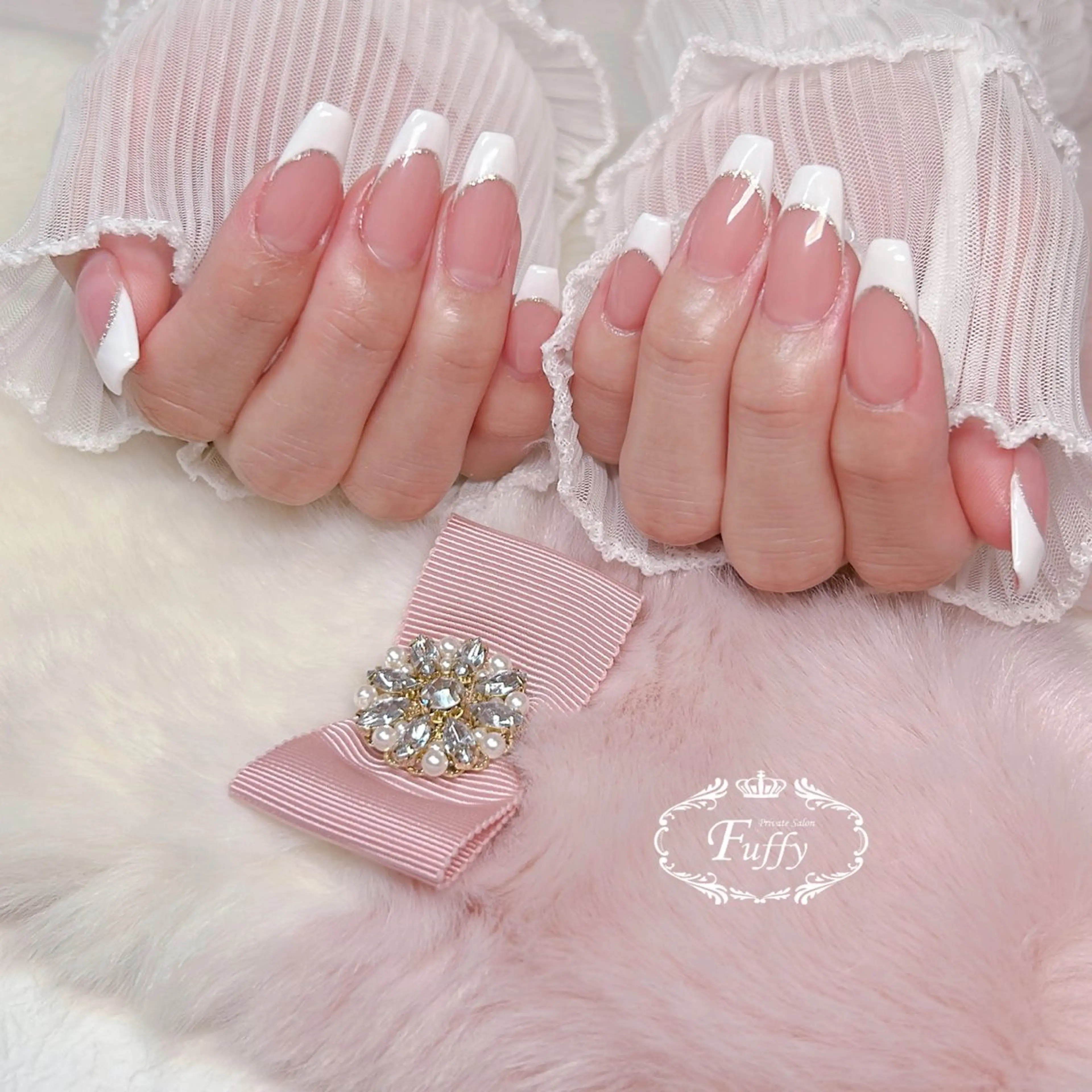 ネイル フレンチネイル スカルプネイル ハンドネイル Fuffy所属・フーフィー Fuffyのネイルデザイン