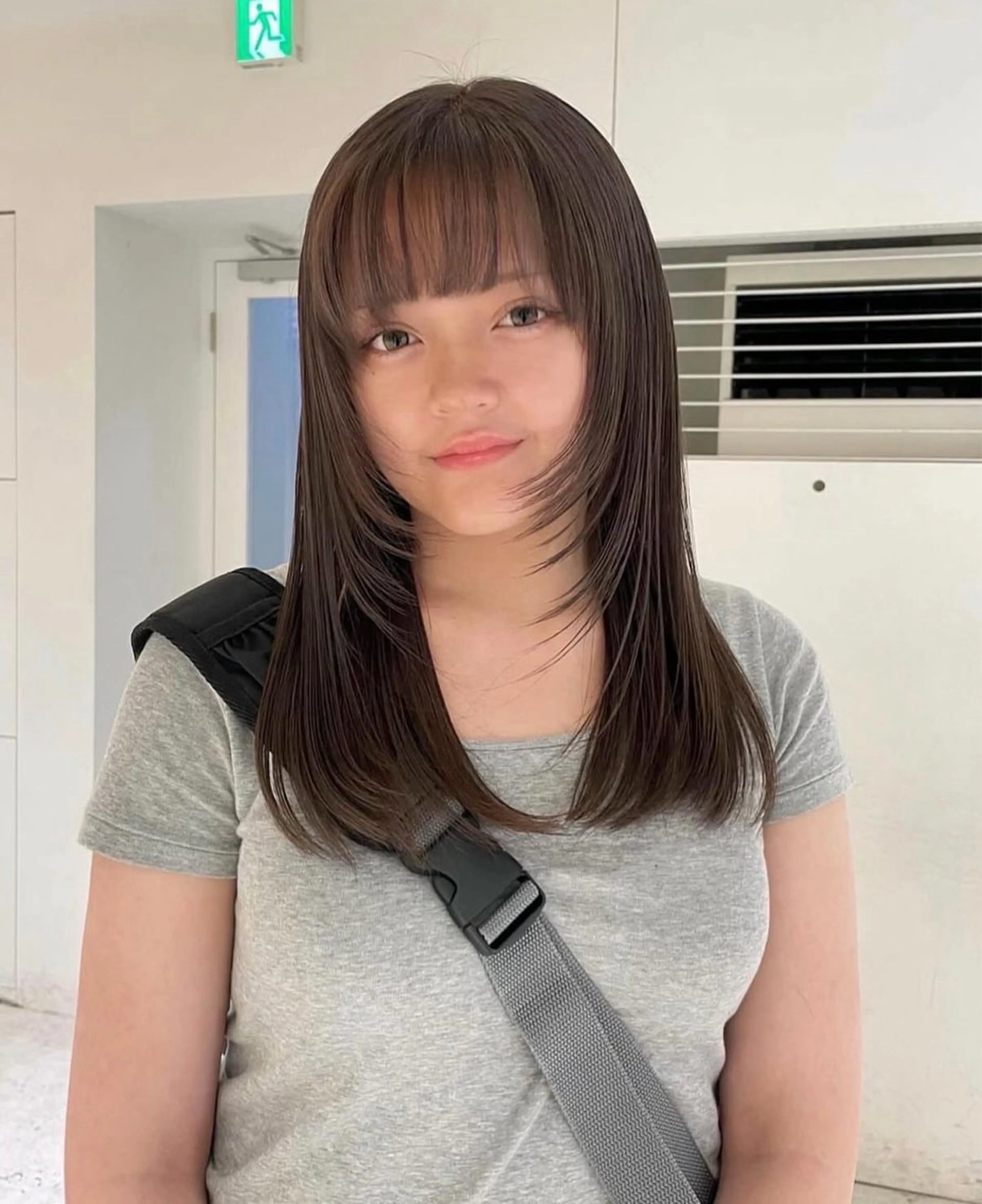 セミロング ヘアカラー haruko🎀 レイヤーカットのヘアスタイル