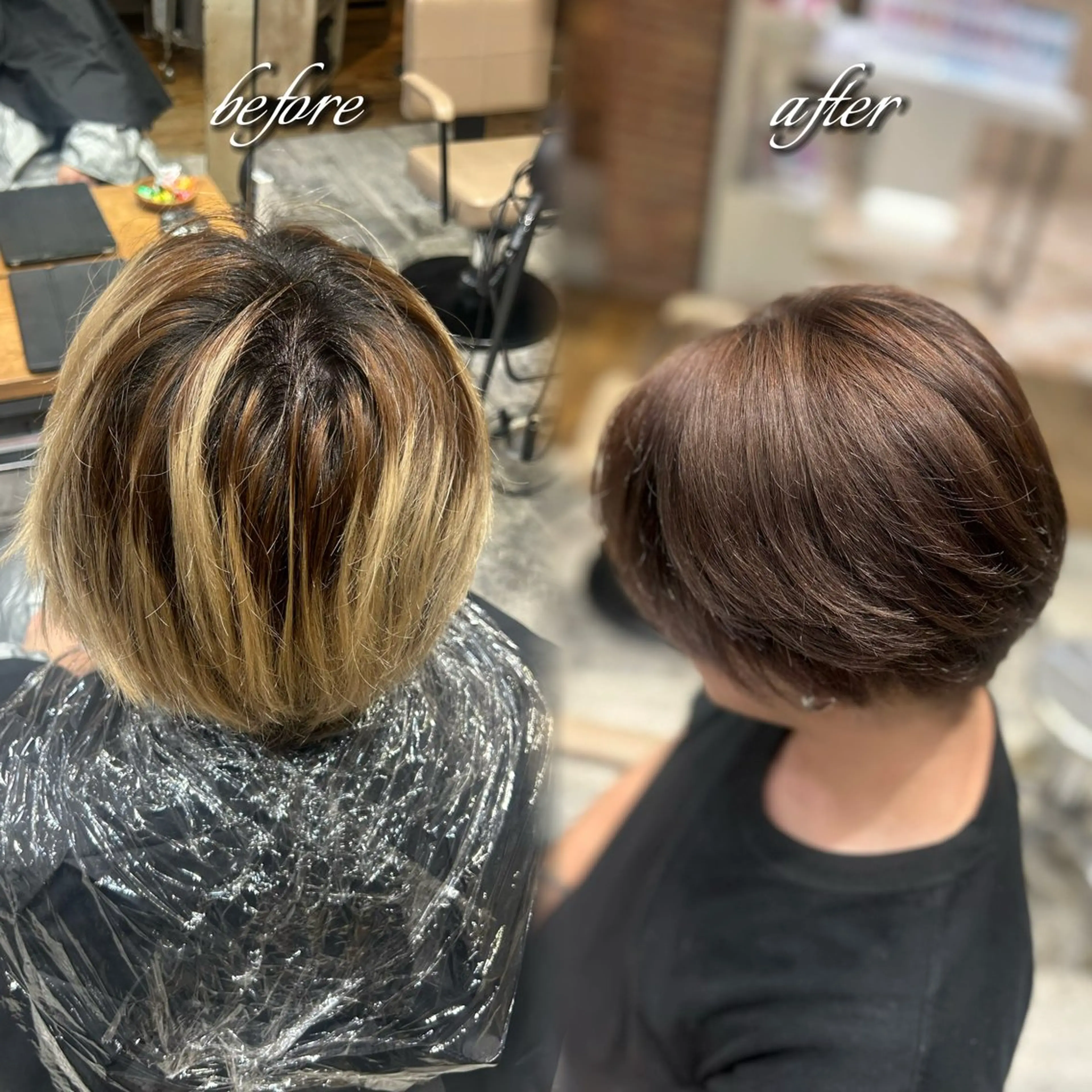 カラー メンズ メンズブリーチ ブリーチ ブラウンカラー ヘアカラー トリートメント 白髪染めモデル様 募集中🌺祝迫愛艶のヘアスタイル