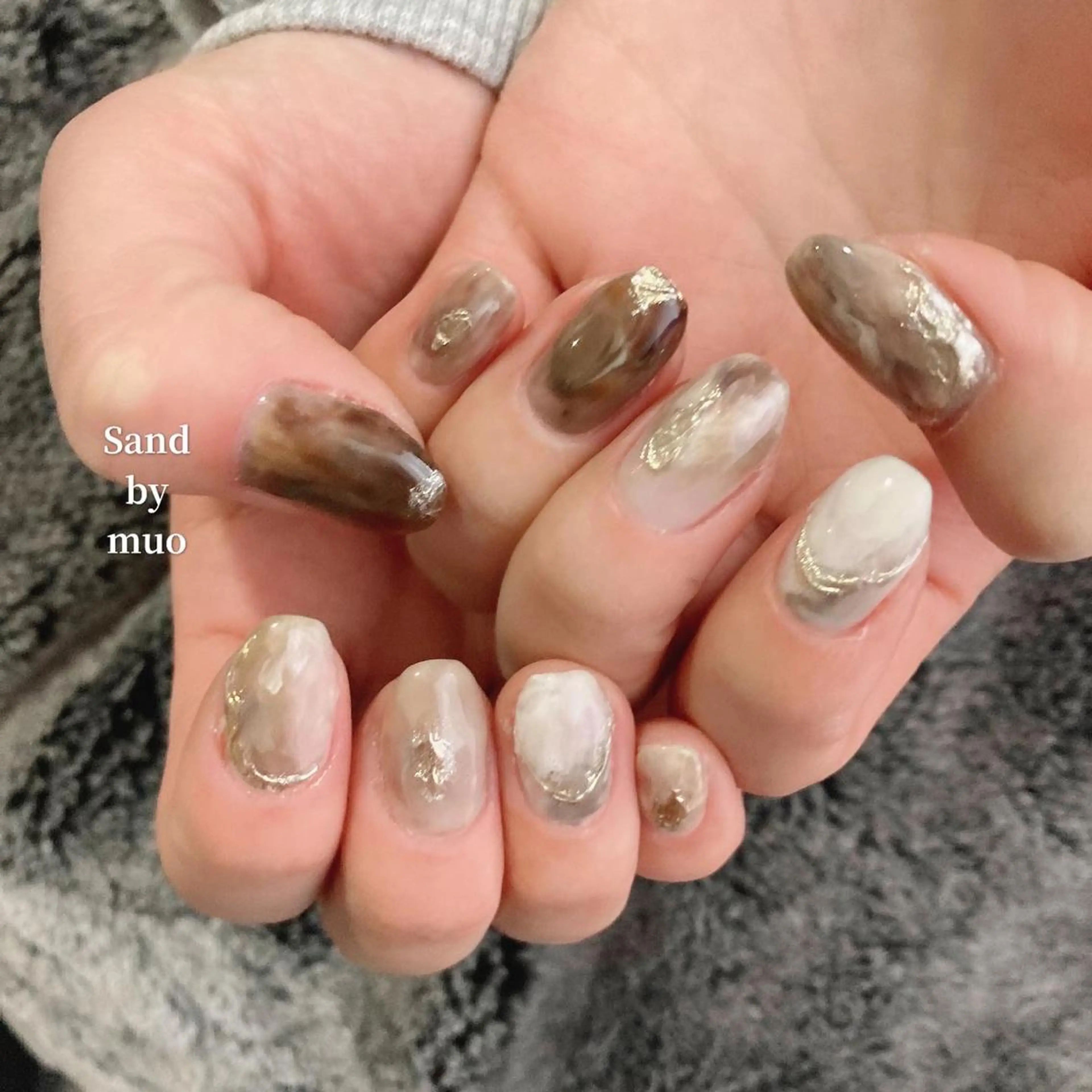 ネイル ニュアンスネイル Sand by muoのネイルデザイン