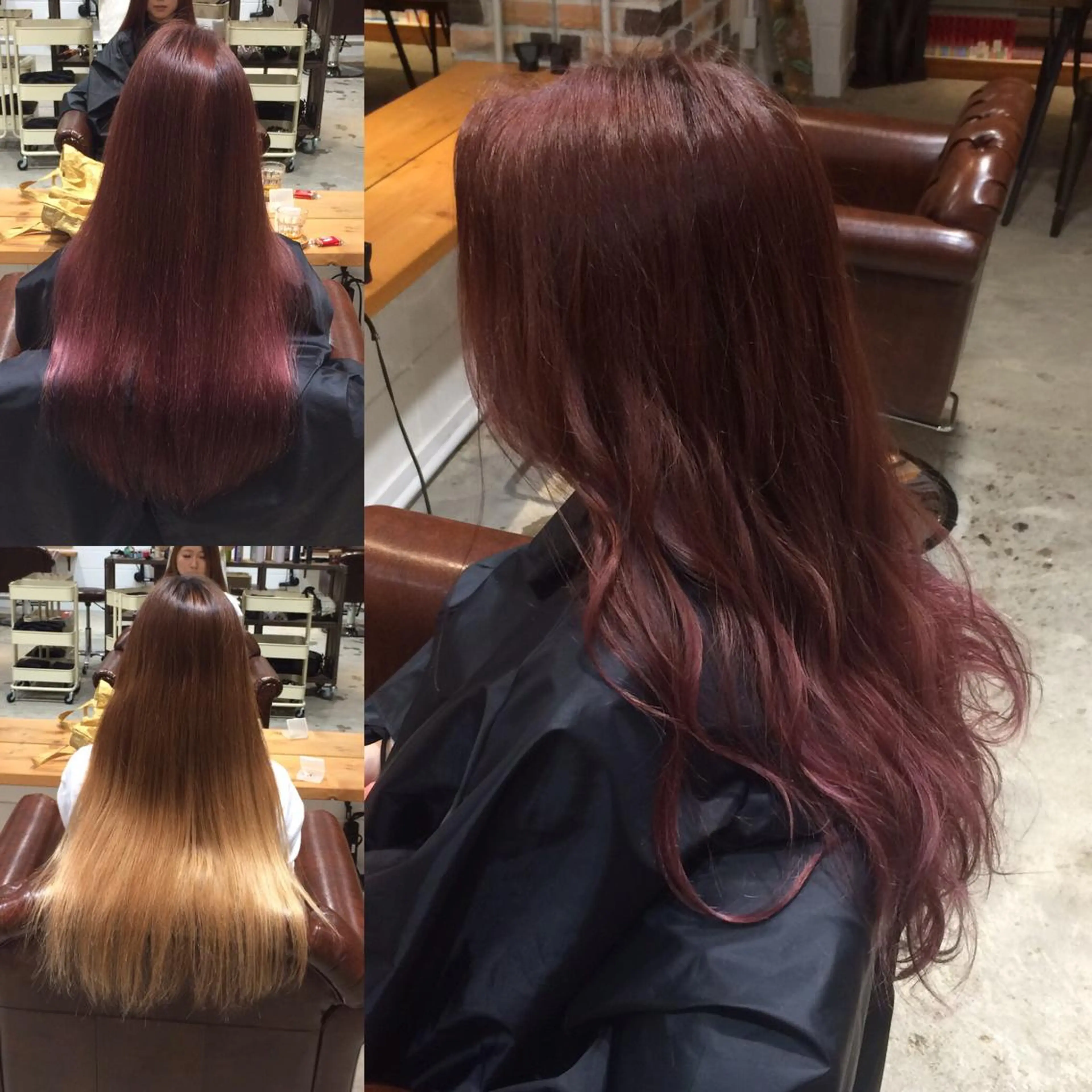 ロング カラー パーマ ヘアアレンジ メンズ キッズ Forest. -髪質改善-のヘアスタイル