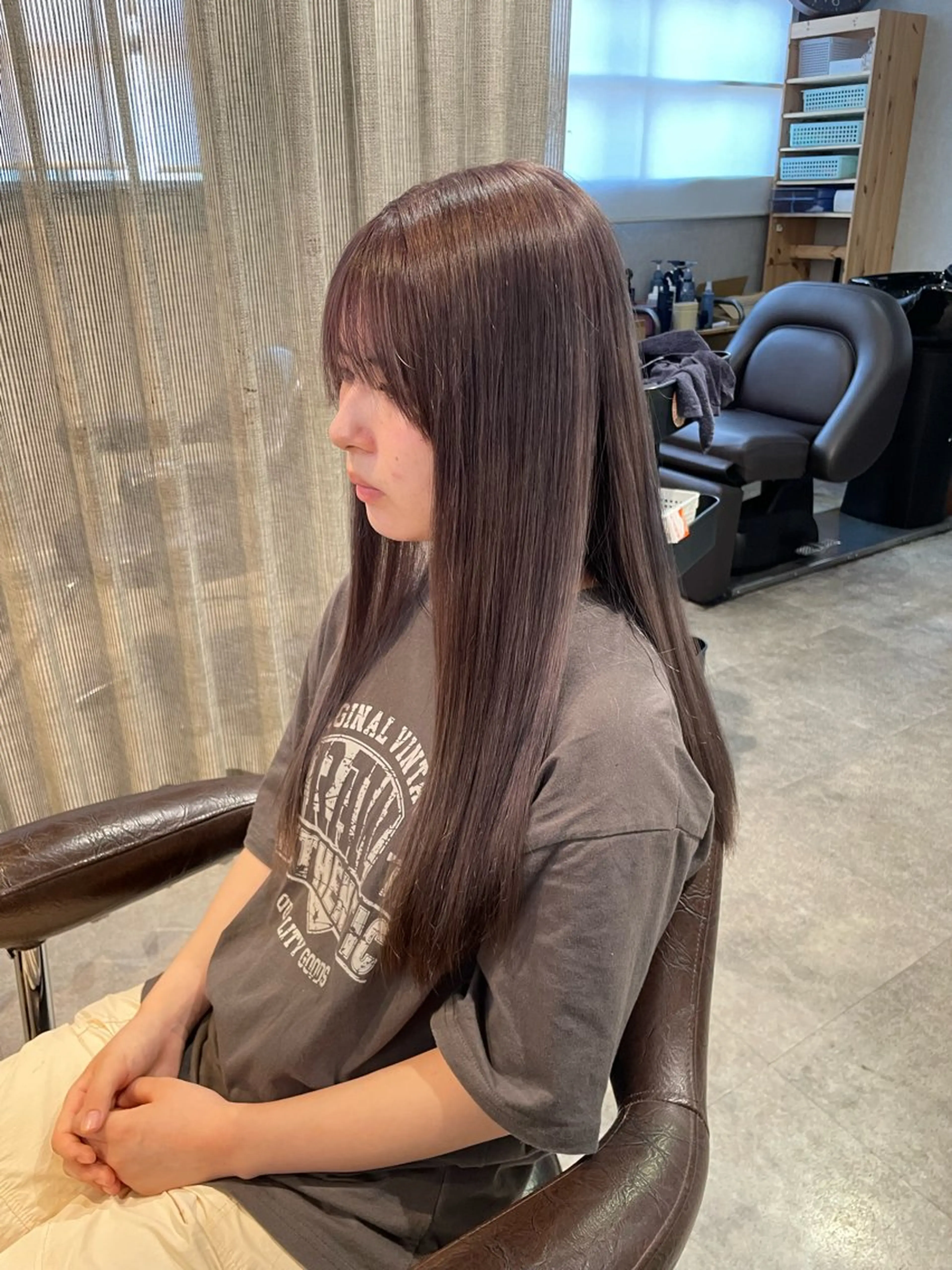 ロング カラー ブリーチ ヘアカラー トリートメント 髪質改善/Bloss om🌷高橋沙衣のヘアスタイル