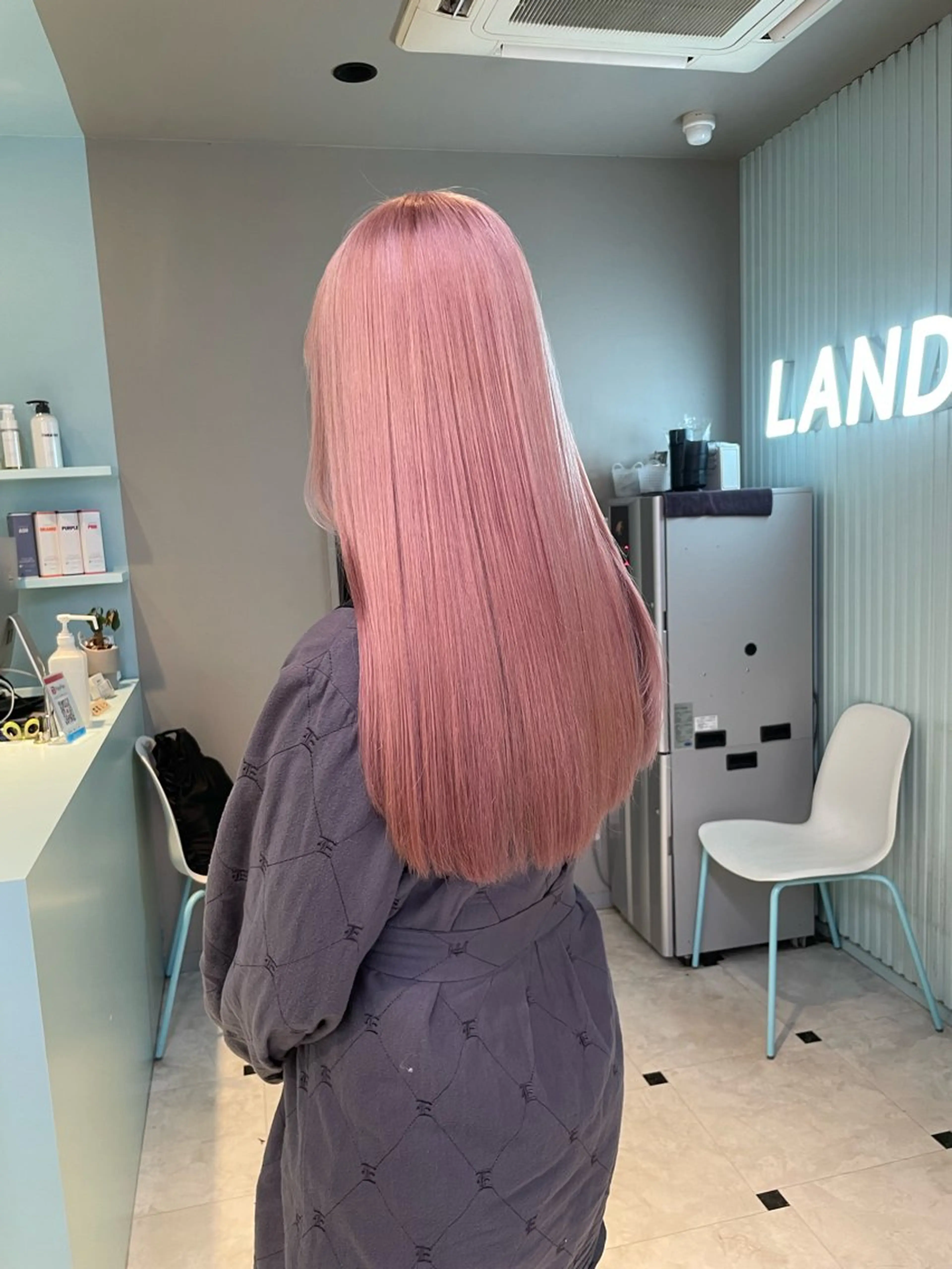 ロング カラー ヘアアレンジ 赤み消しブラウン プロ🐿けんご🐿のヘアスタイル