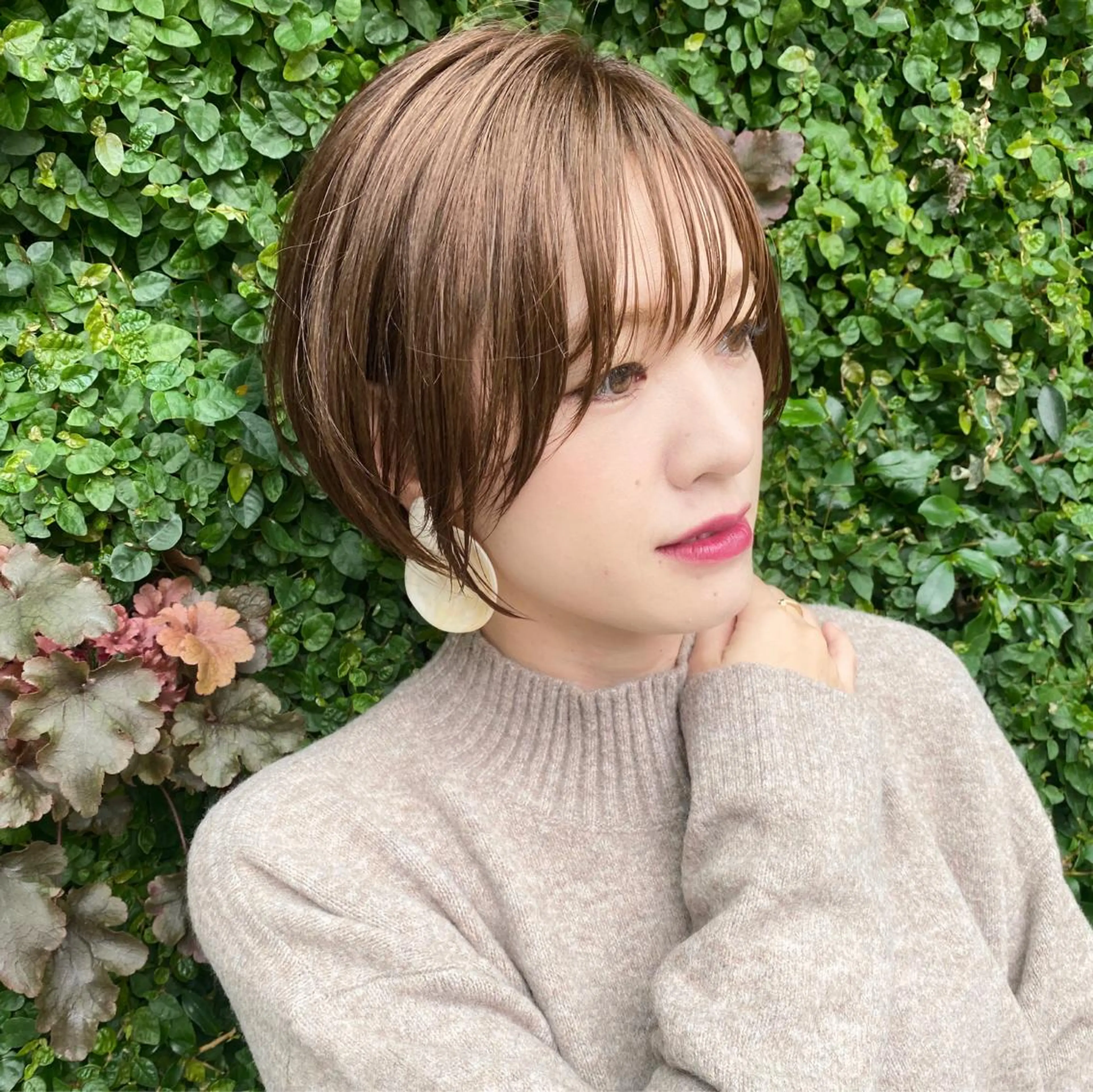 ショート ショートヘア 小顔カット カット 山崎 雄太のヘアスタイル