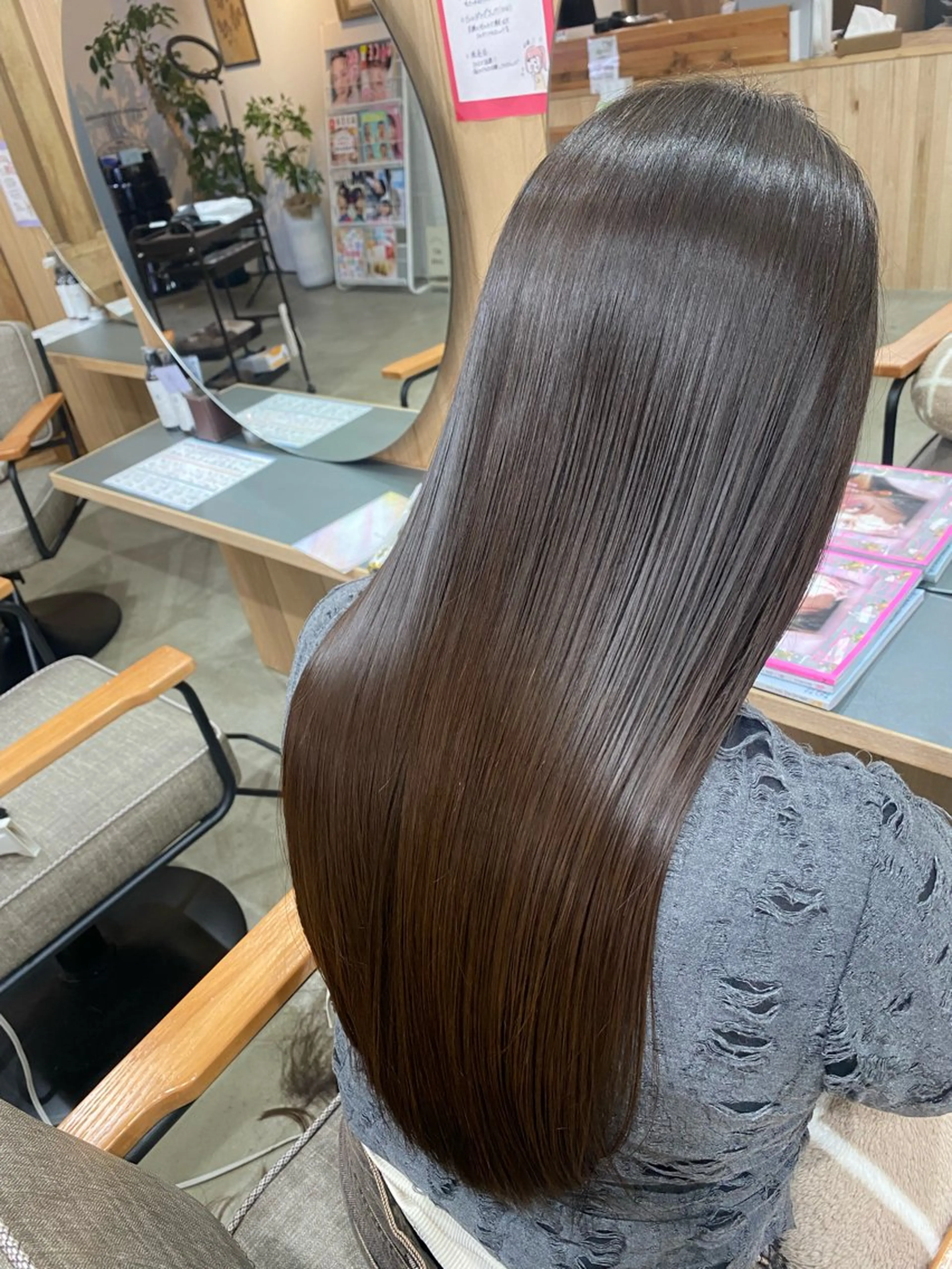 ロング カット ヘアカラー トリートメント Tsuyoshi 【Rosso】のヘアスタイル