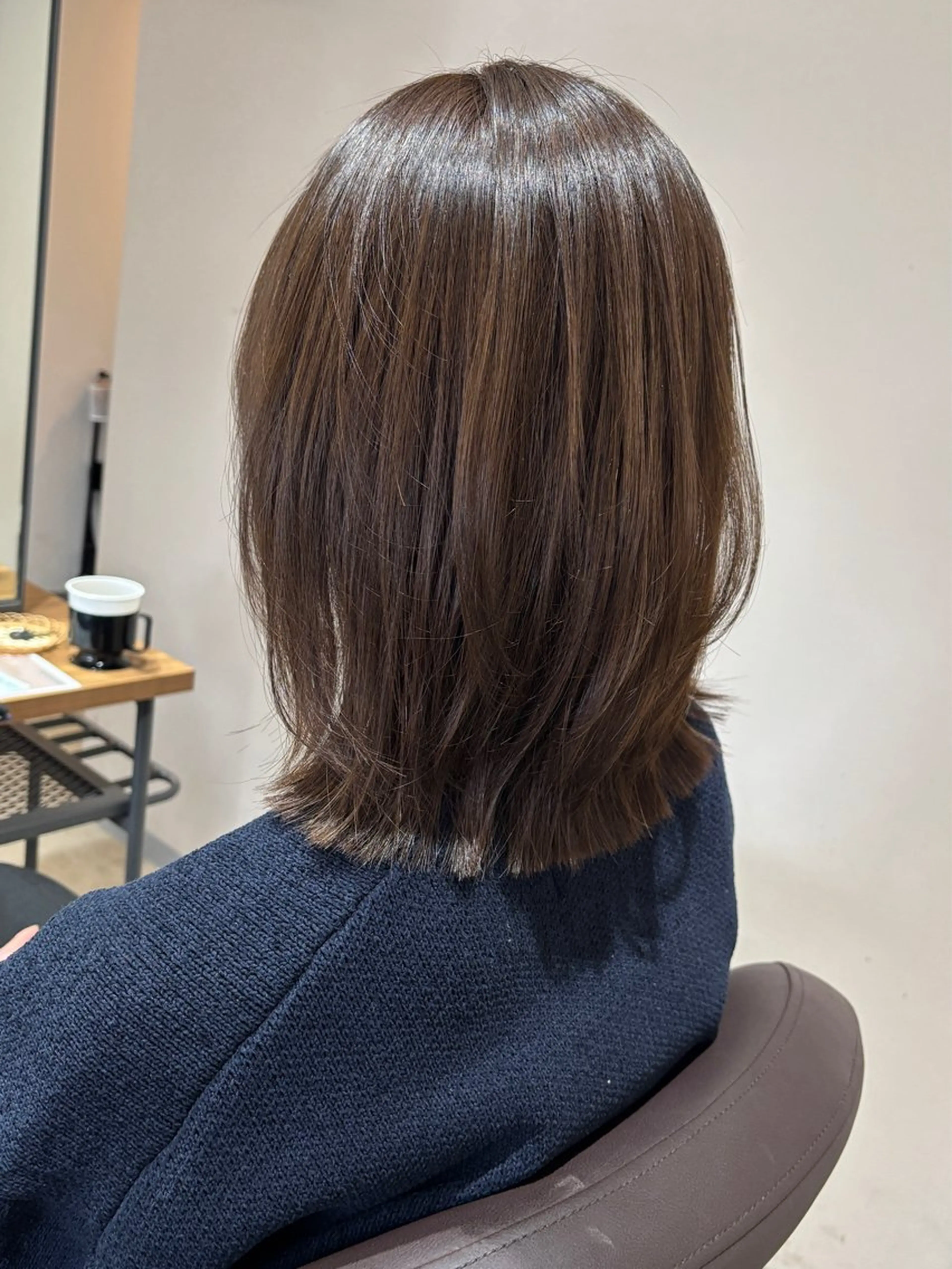 カット＋シェルカラー＋髪質改善ケラチン3STEPトリートメントの写真