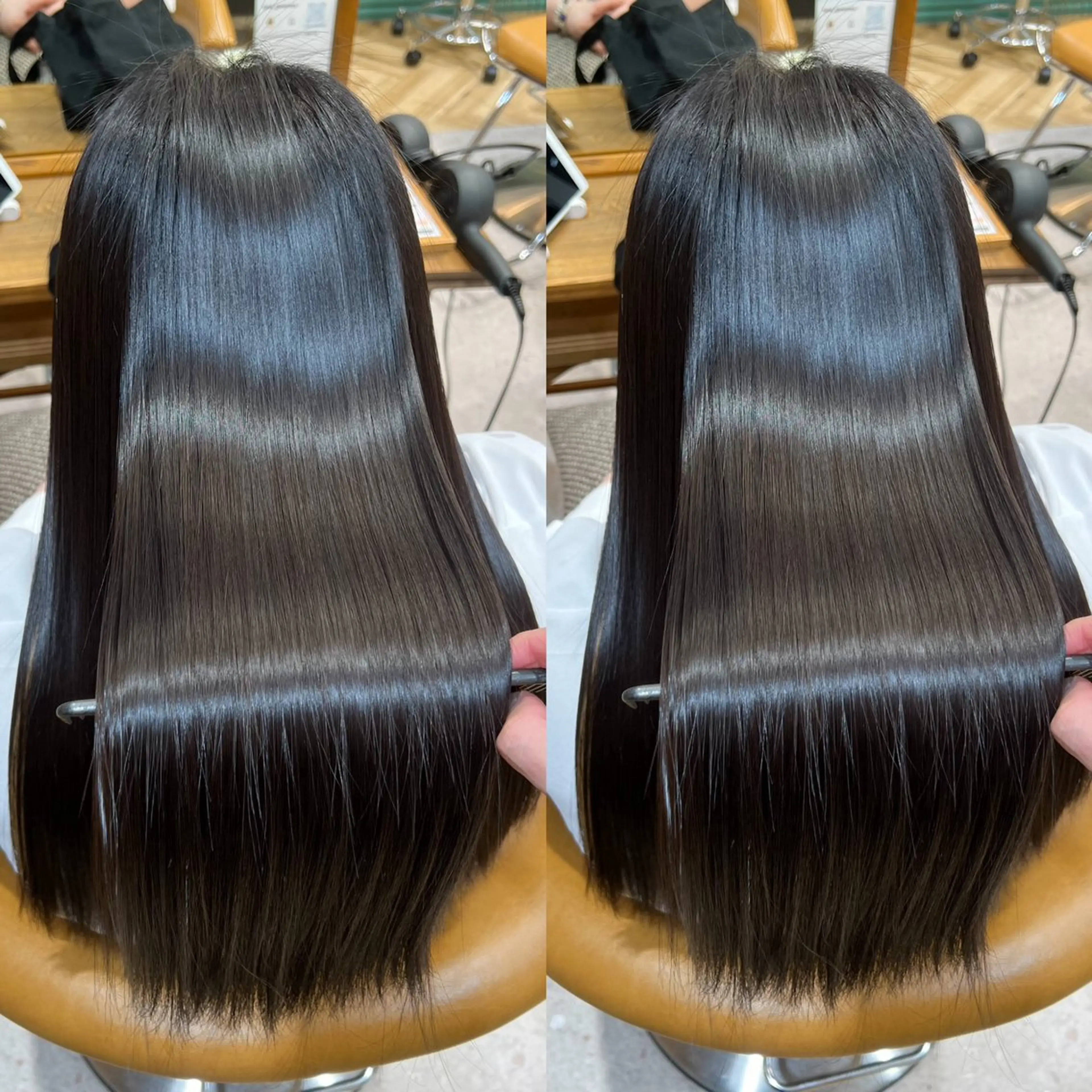 ロング カット 縮毛矯正 トリートメント ボブ/縮毛矯正/ 高嶋 優のヘアスタイル