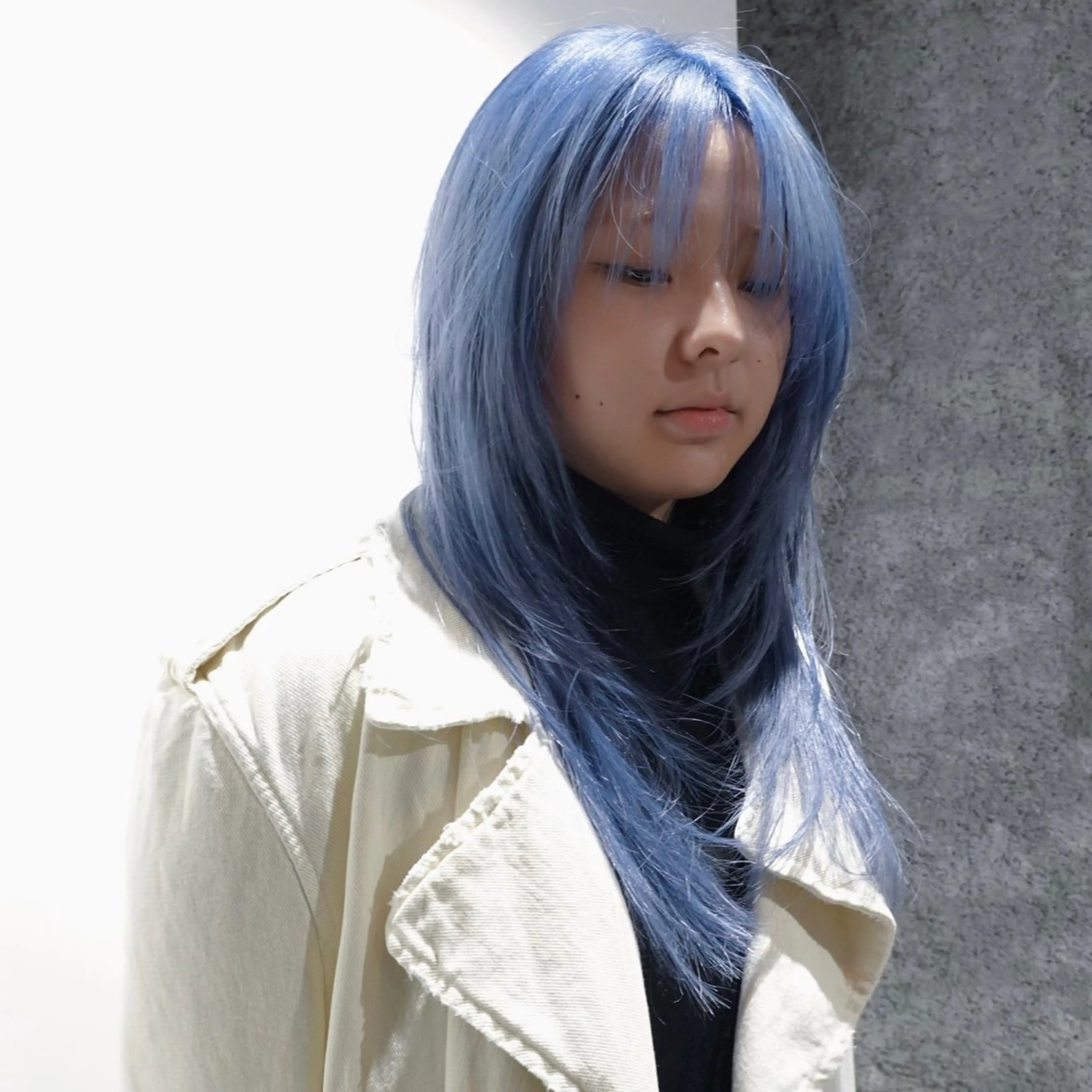 ロング カラー ブルーカラー パープルカラー ヘアカラー bloc japon所属・ﾌﾞﾚｲｽﾞ˚✧₊⁎ ﾚｲﾔｰToriのヘアスタイル