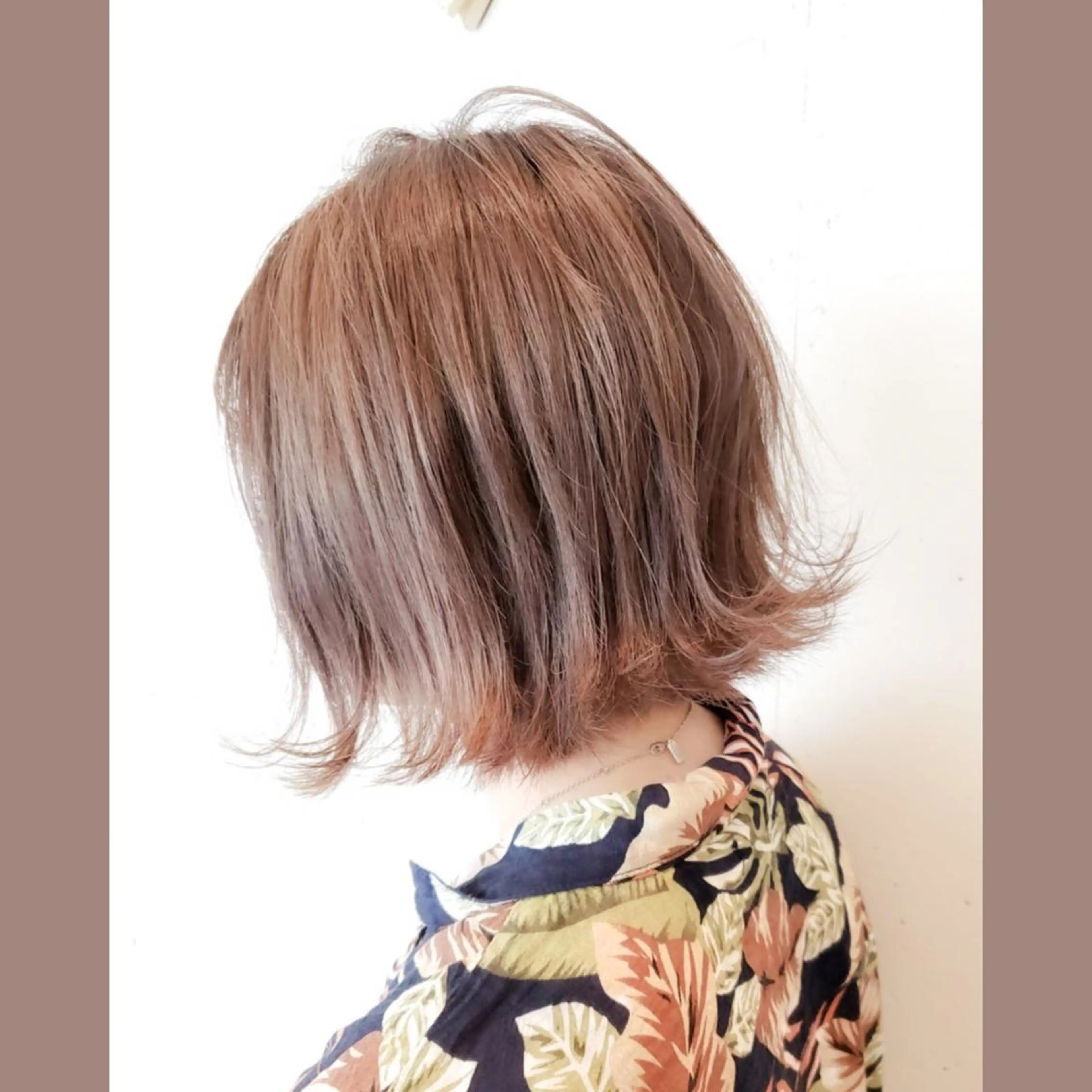 ショート ヘアカラー トリートメント 𓅰なかがわ ふみな𓅯のヘアスタイル