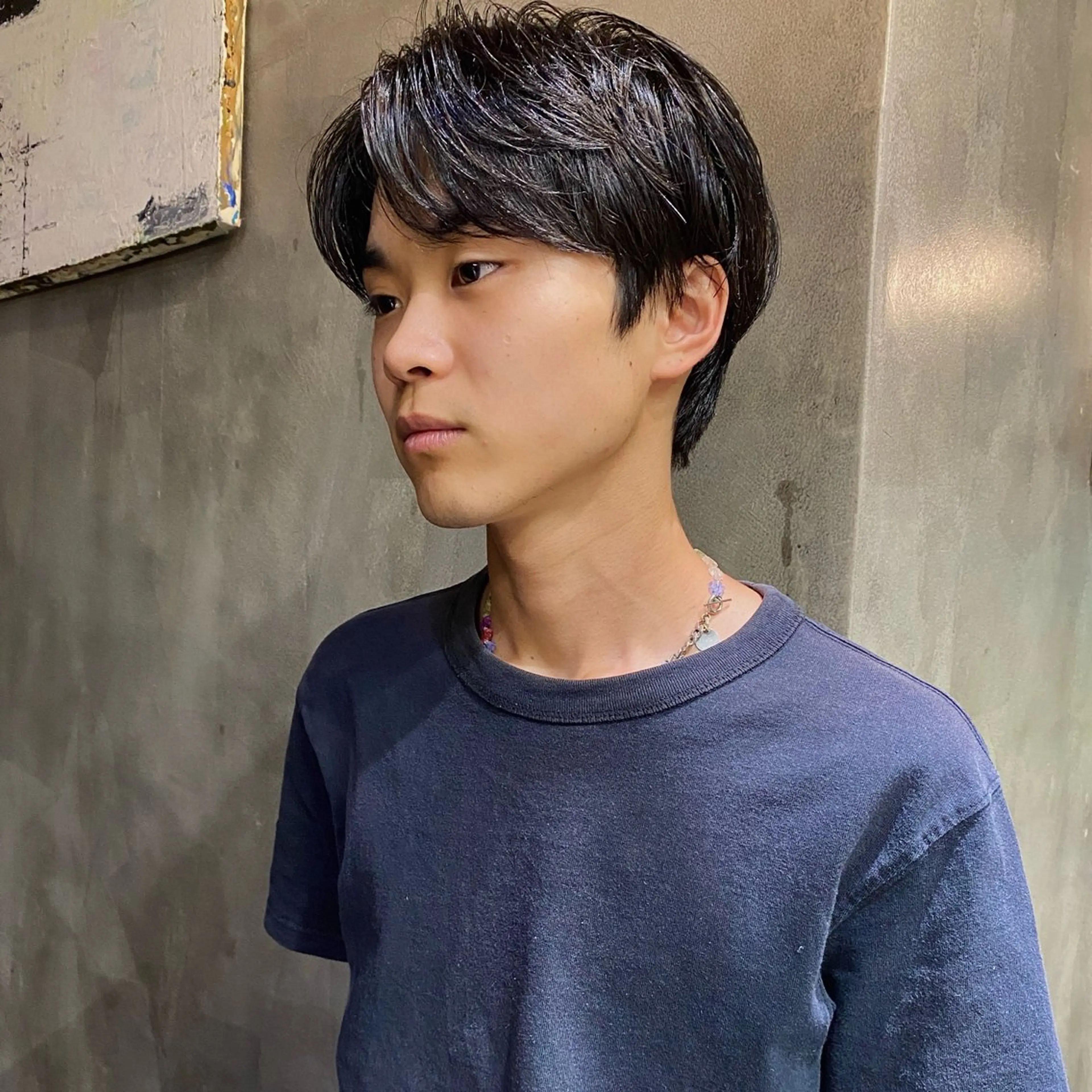 ショート メンズ センターパート カット トリートメント ◽️モードヘア◽️ SHOUTOのヘアスタイル