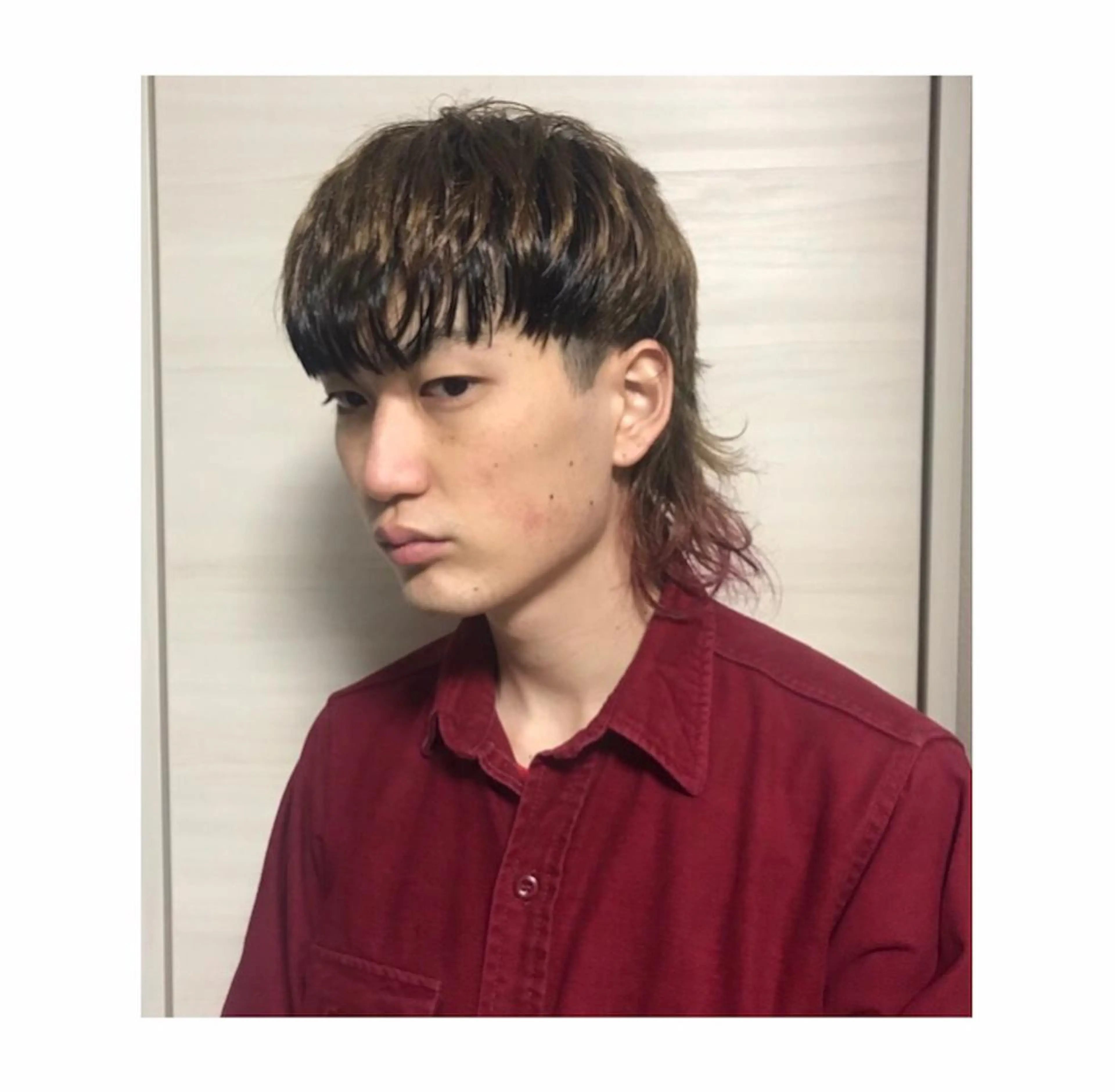 ミディアム メンズ マッシュウルフ マッシュ メンズウルフカット ウルフカット メンズ専門💈中島 太一💈のヘアスタイル