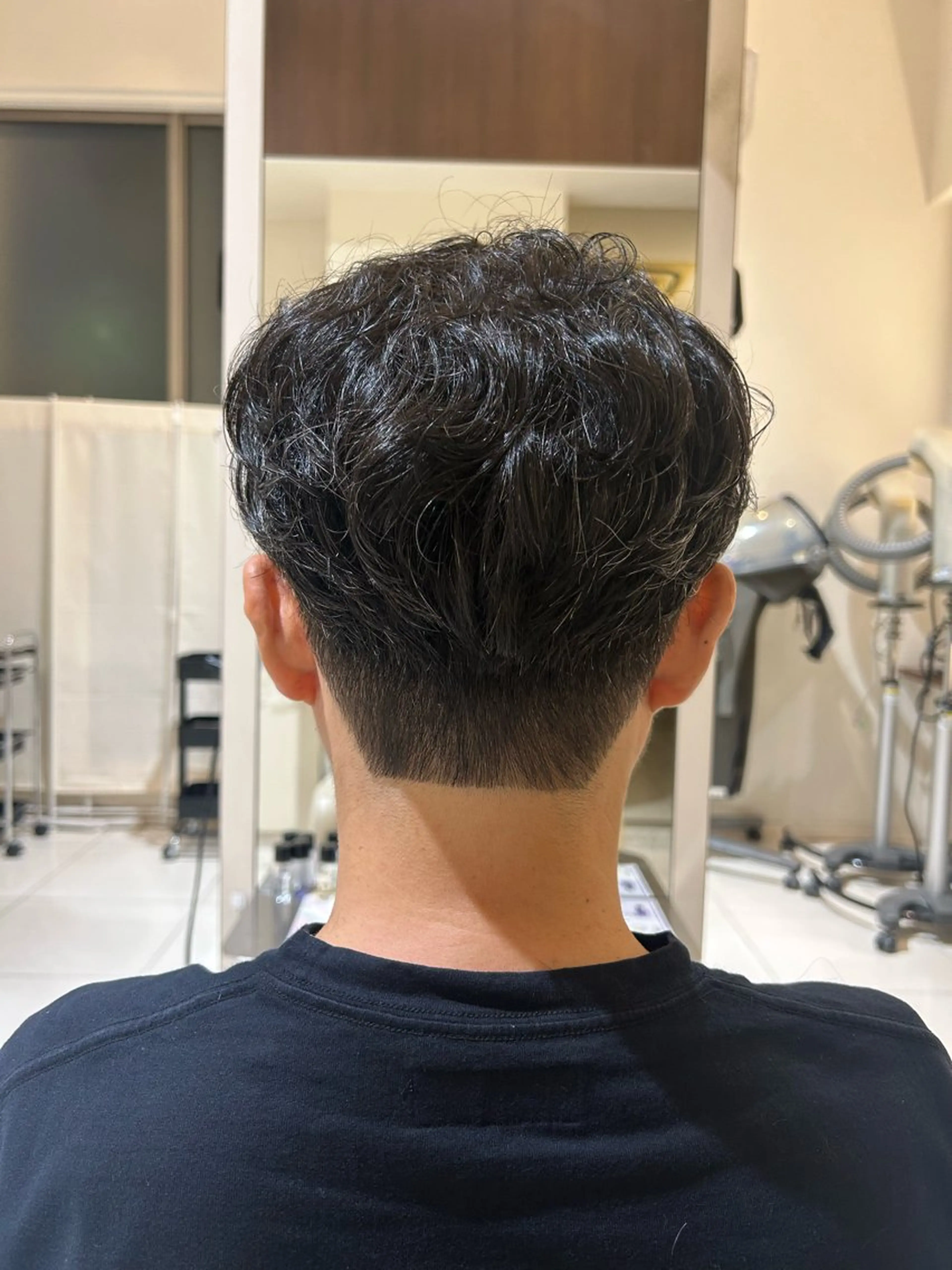 パーマ メンズ カット パーマ 窪田 百花のヘアスタイル