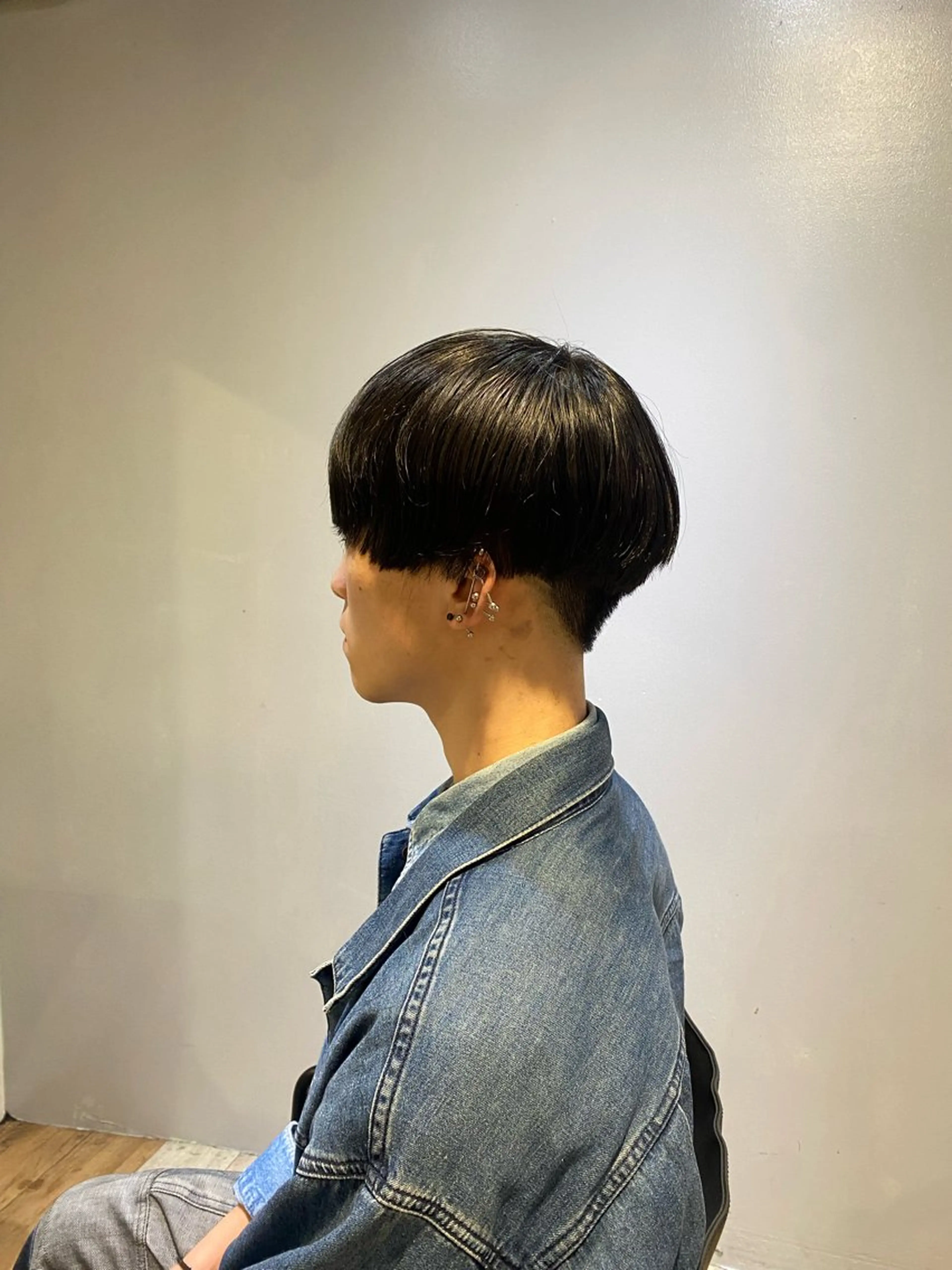 ショート メンズ マッシュ カット HAIR SALON M Fe's 池袋所属・メンズカット/パーマ 艶カラーTAIGA︎のヘアスタイル