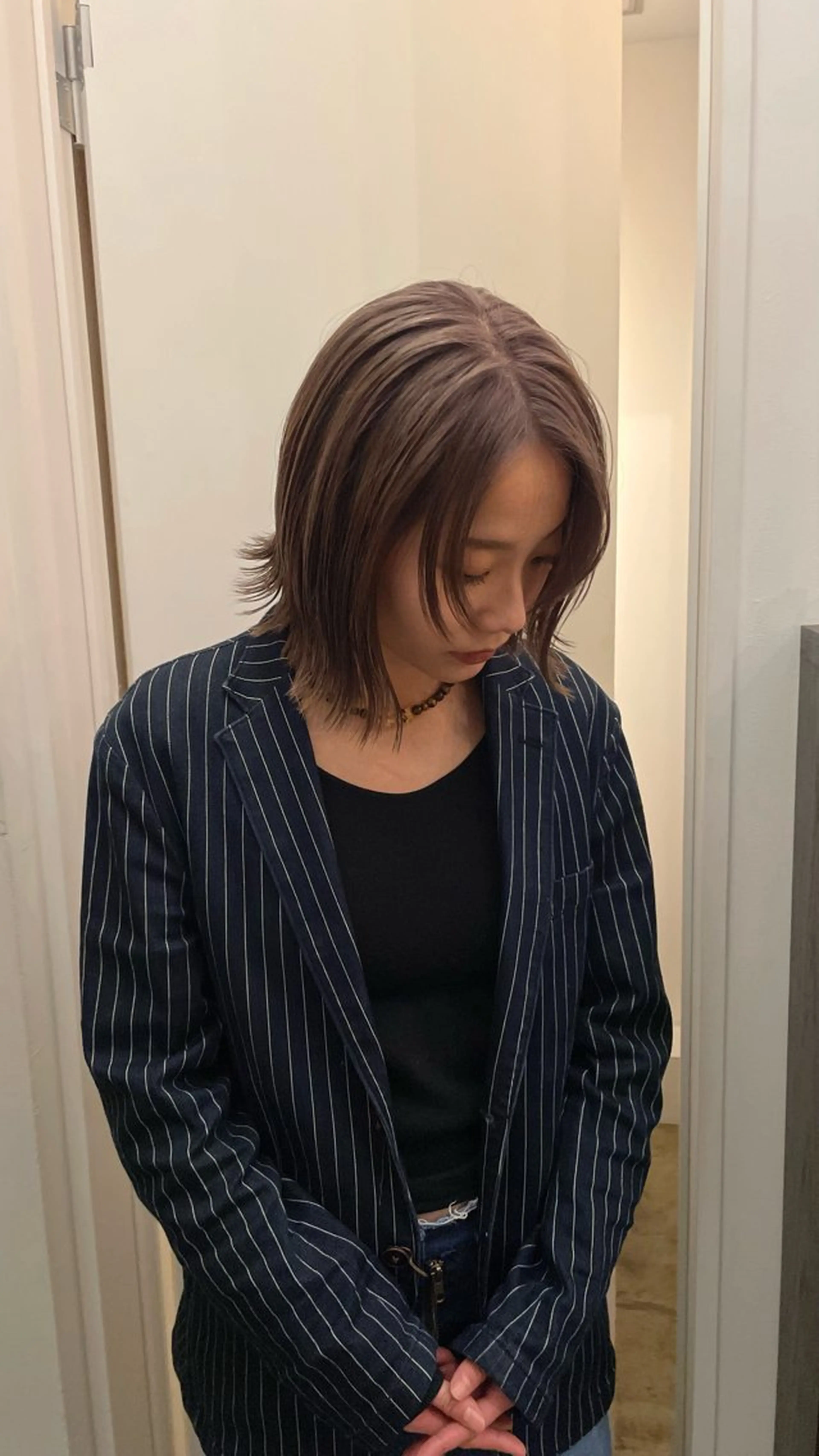 ミディアム カラー 原宿/ケパーマ 🧺ユウマのヘアスタイル