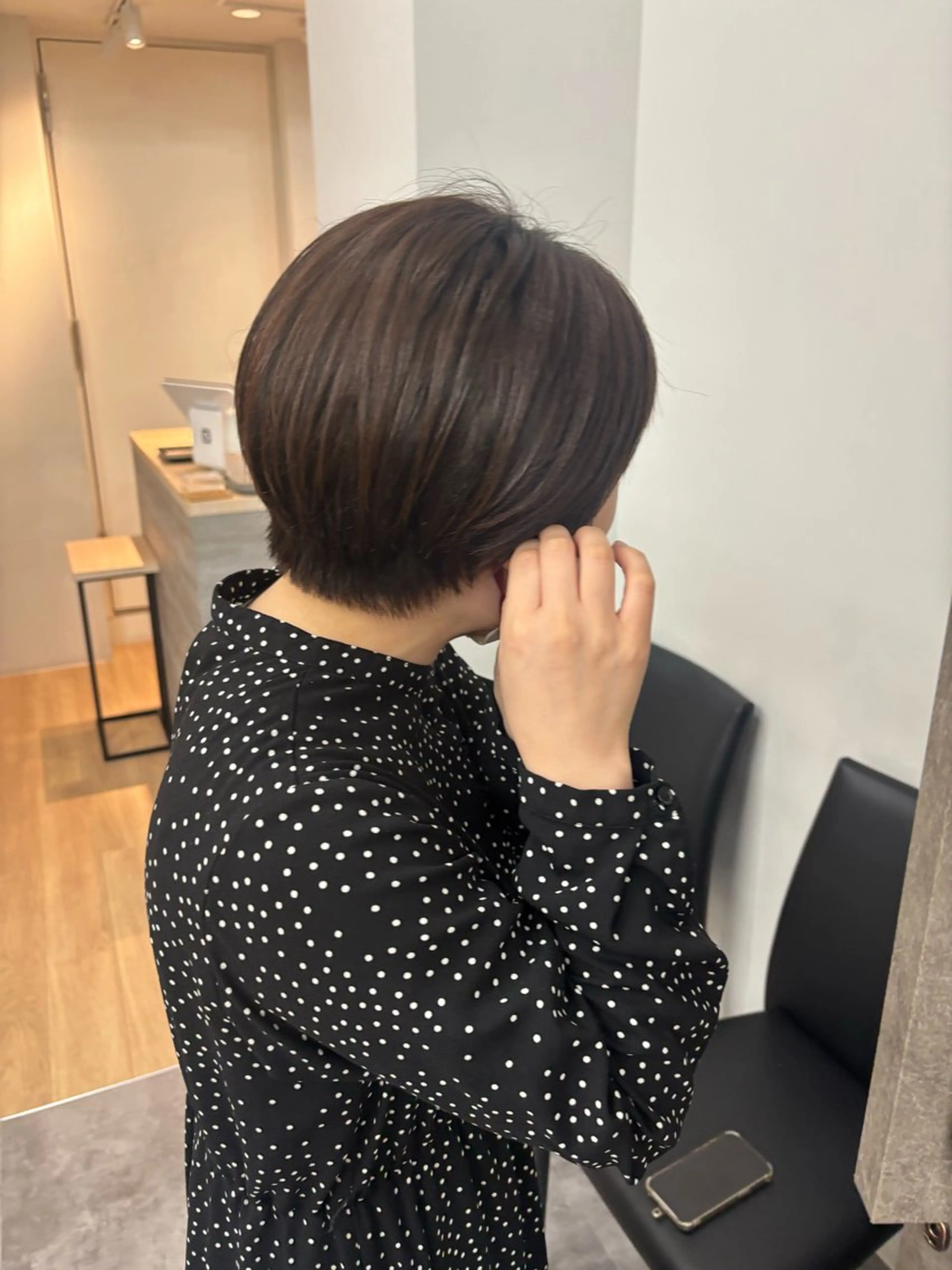 ショート カラー ヘアアレンジ マエダ アズミ🌱のヘアスタイル