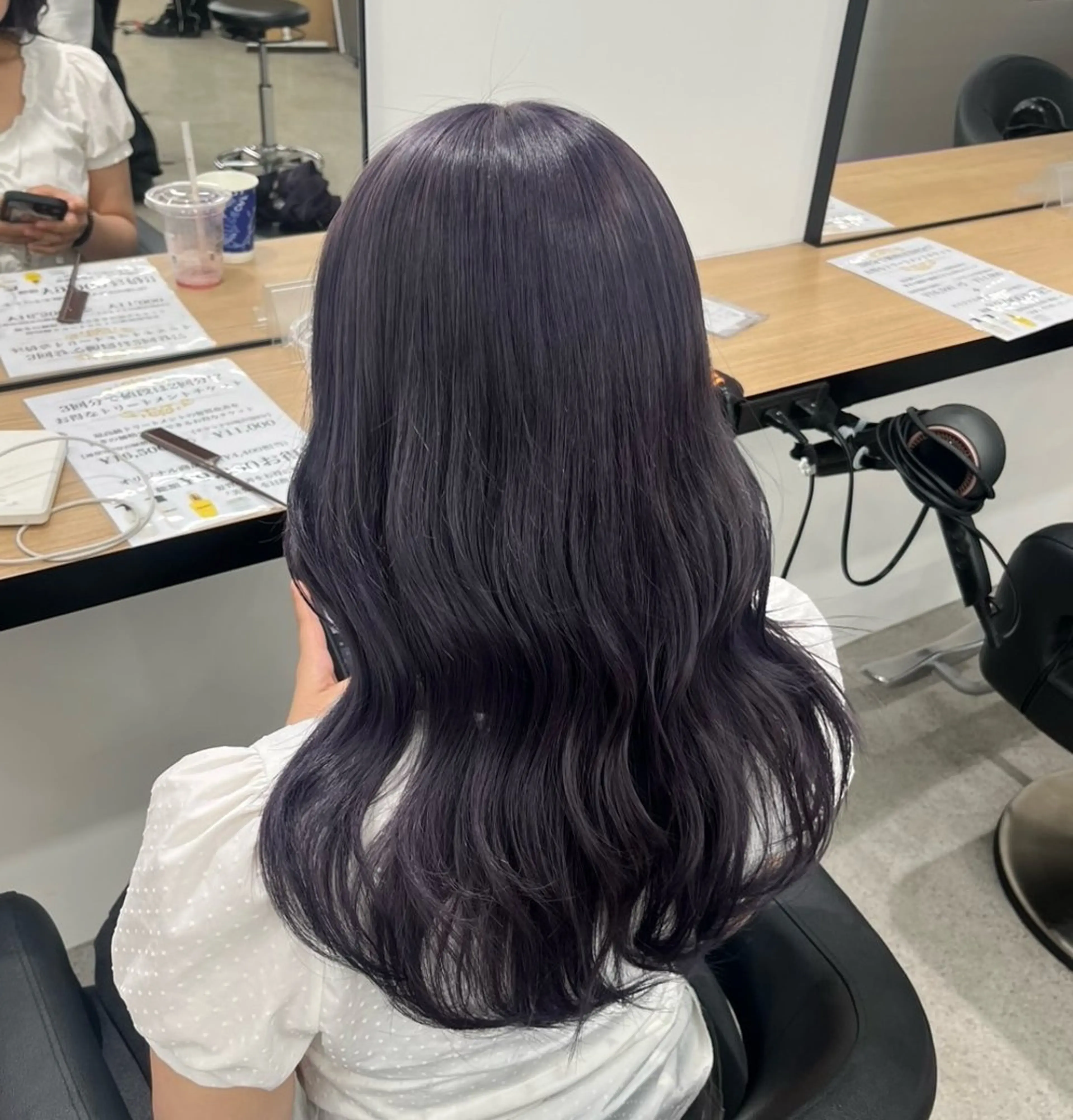 ロング miku/ラベンダー 透明感カラー🪻❤︎のヘアスタイル