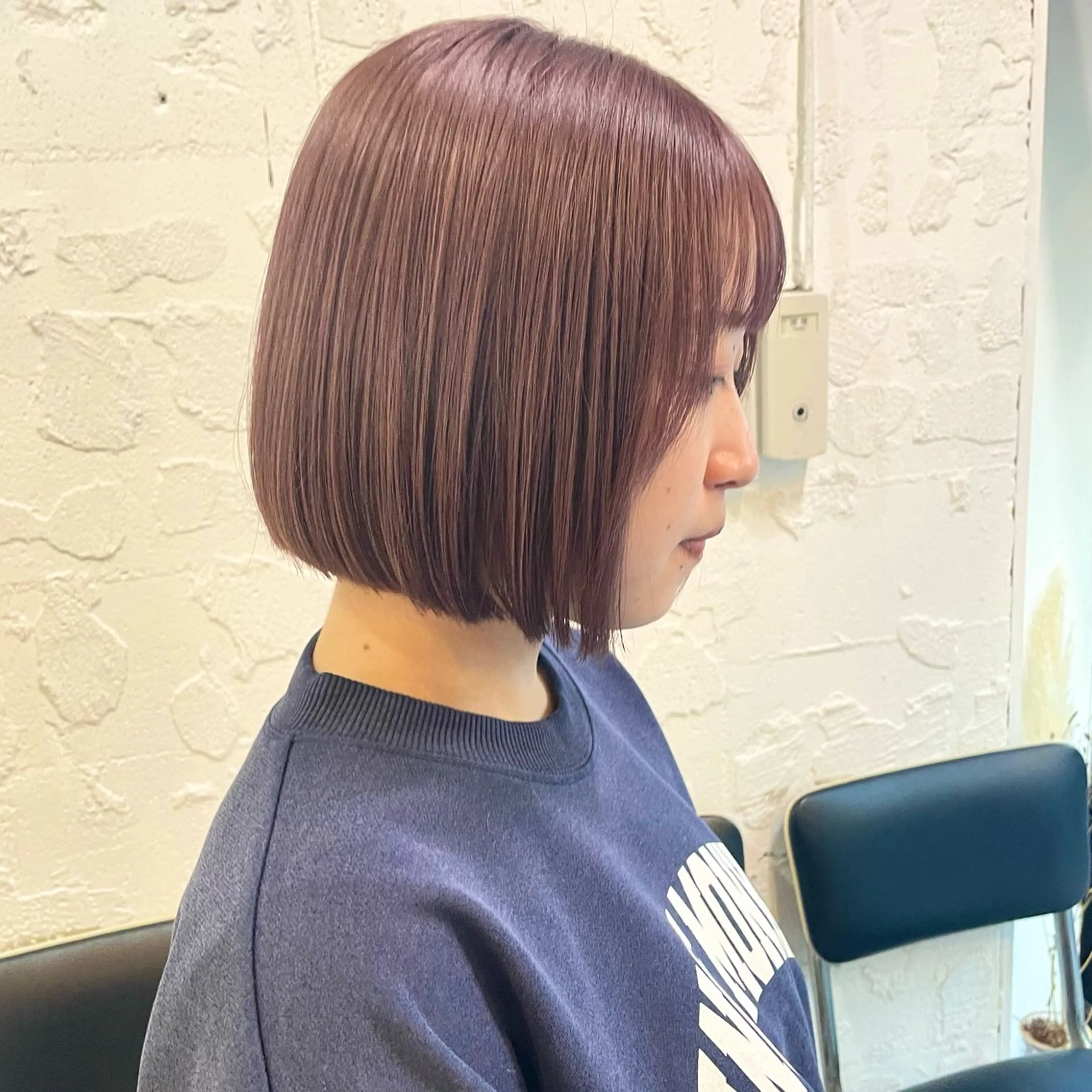ショート カラー ヘアカラー トリートメント 🌿ボブ・レイヤー 🌿　木梨健太のヘアスタイル