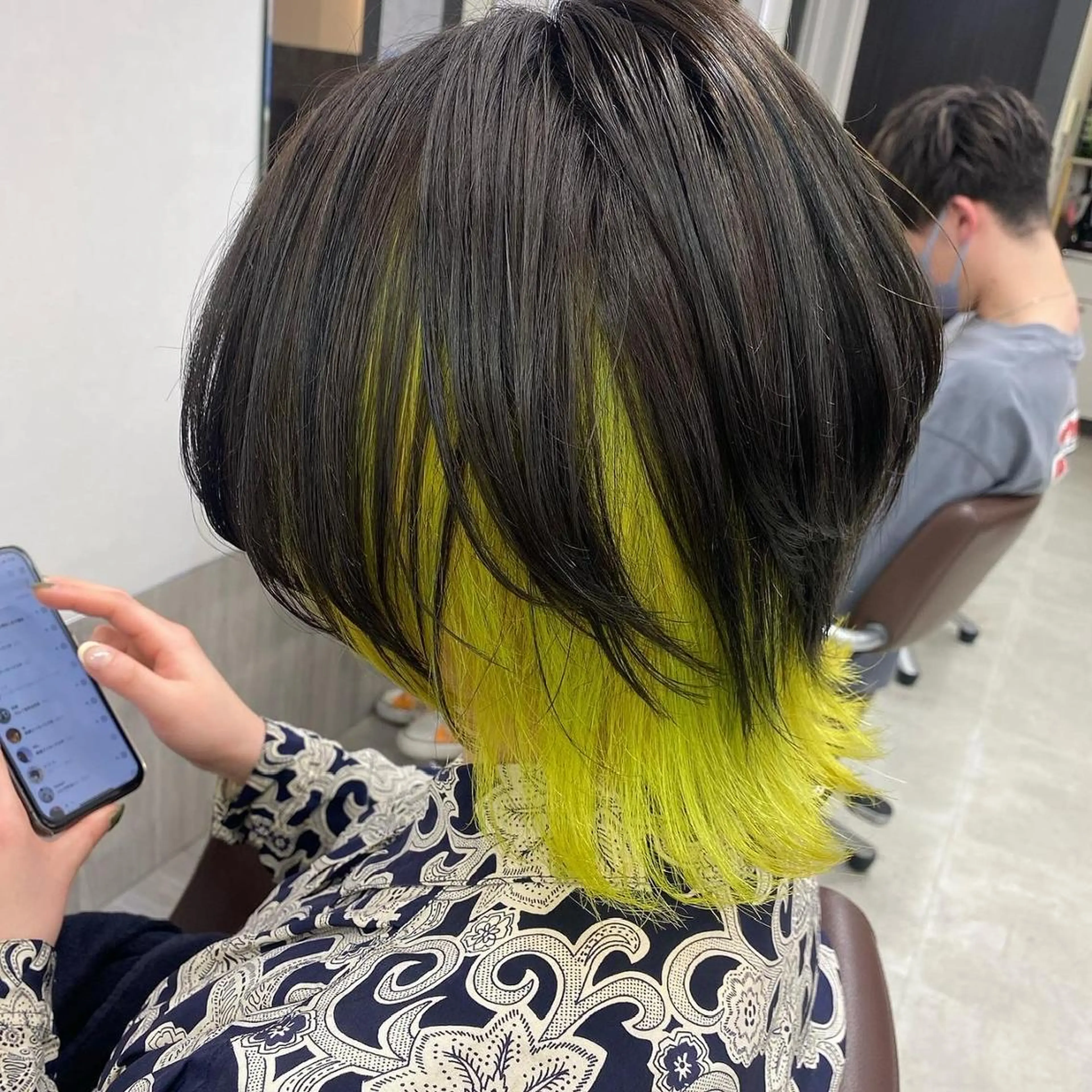 ミディアム カラー ヘアカラー トリートメント JILL by GiseL/天神のヘアスタイル