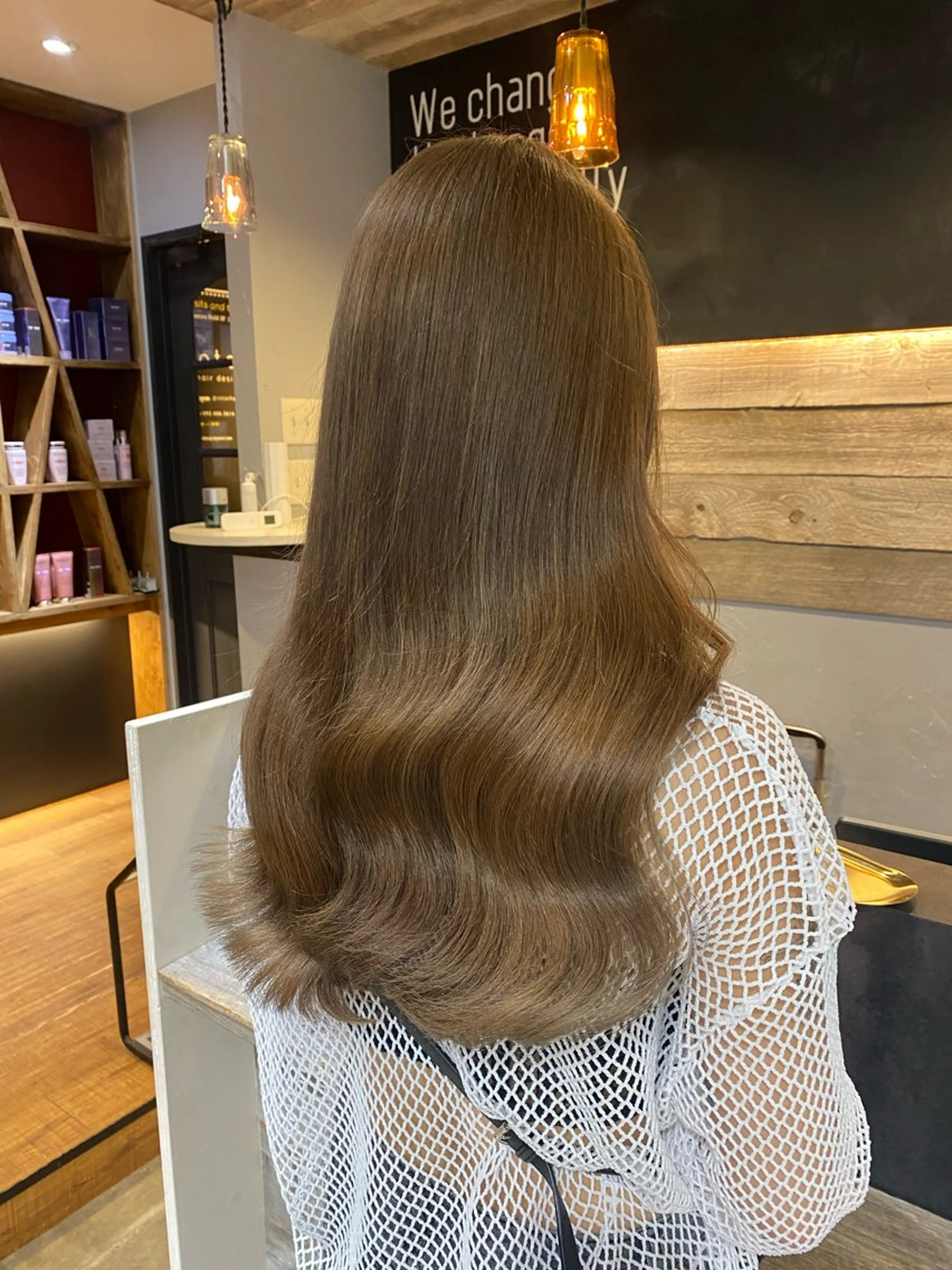ロング カラー ヘアカラー 前田 竜一のヘアスタイル
