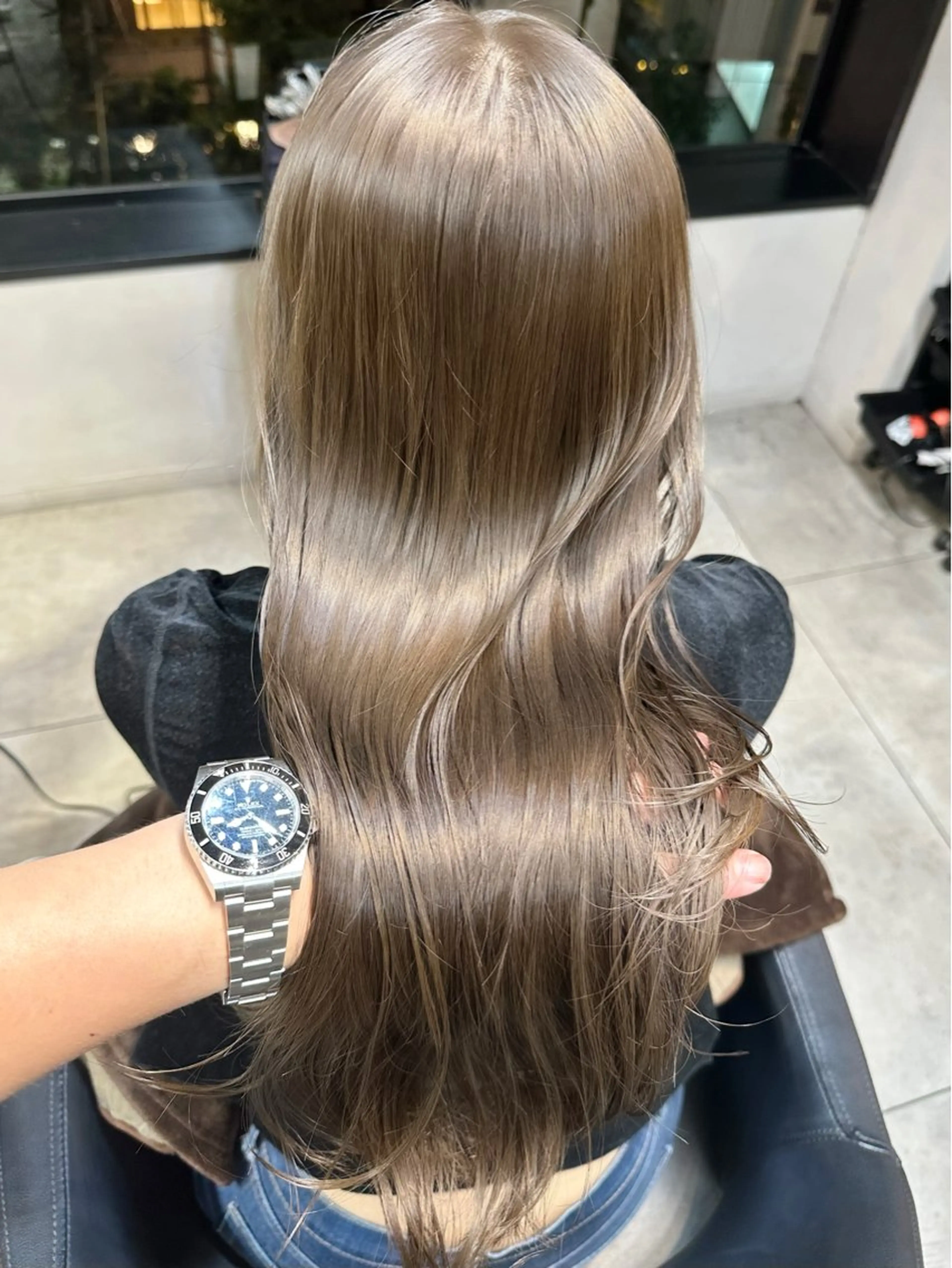 セミロング カット ヘアカラー トリートメント ✨似合わせカット/ 艶カラー恵比寿✨のヘアスタイル