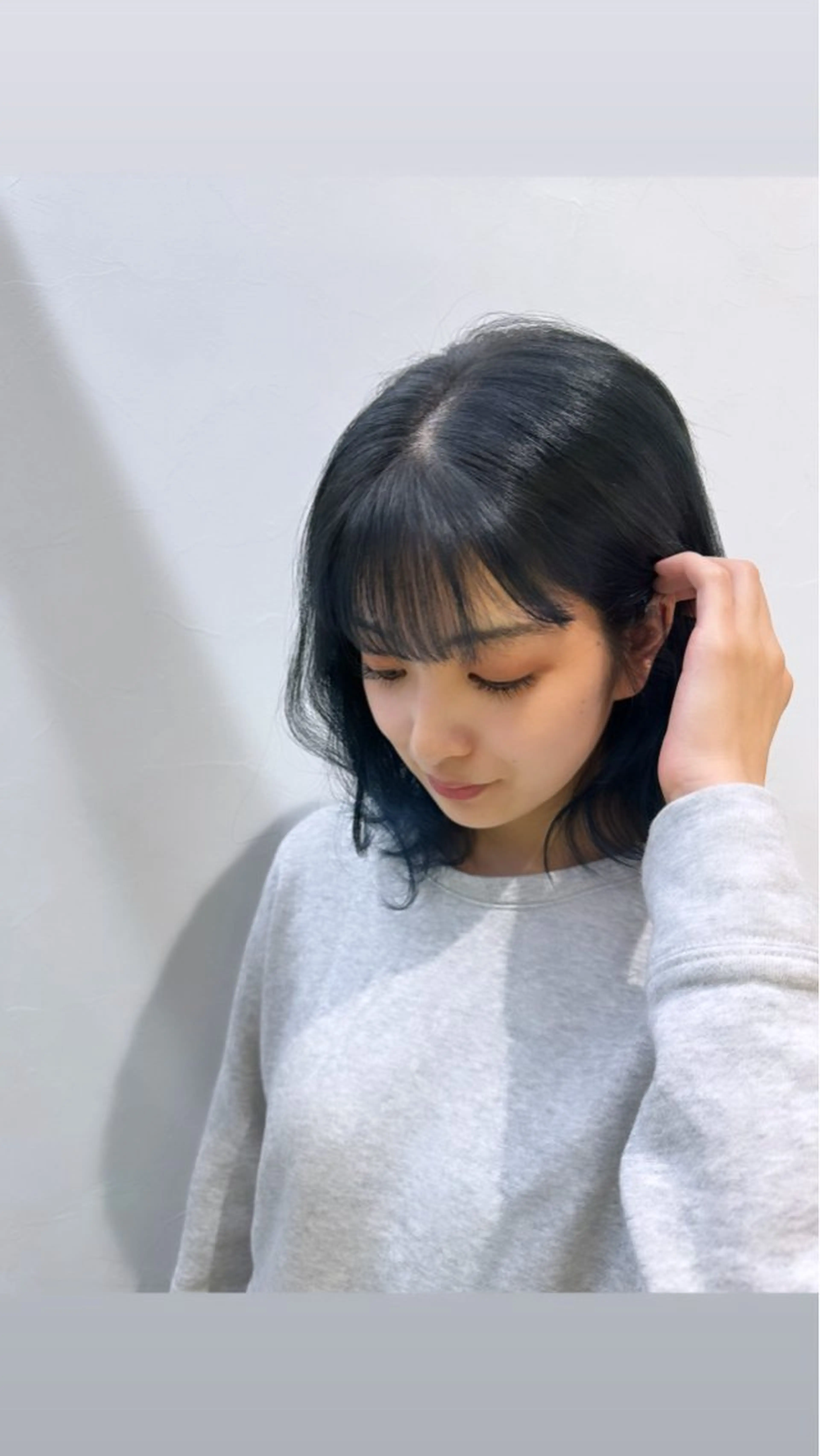 ミディアム くびれヘア 髪質改善 トリートメント 髪質改善×艶カラー Haruのヘアスタイル