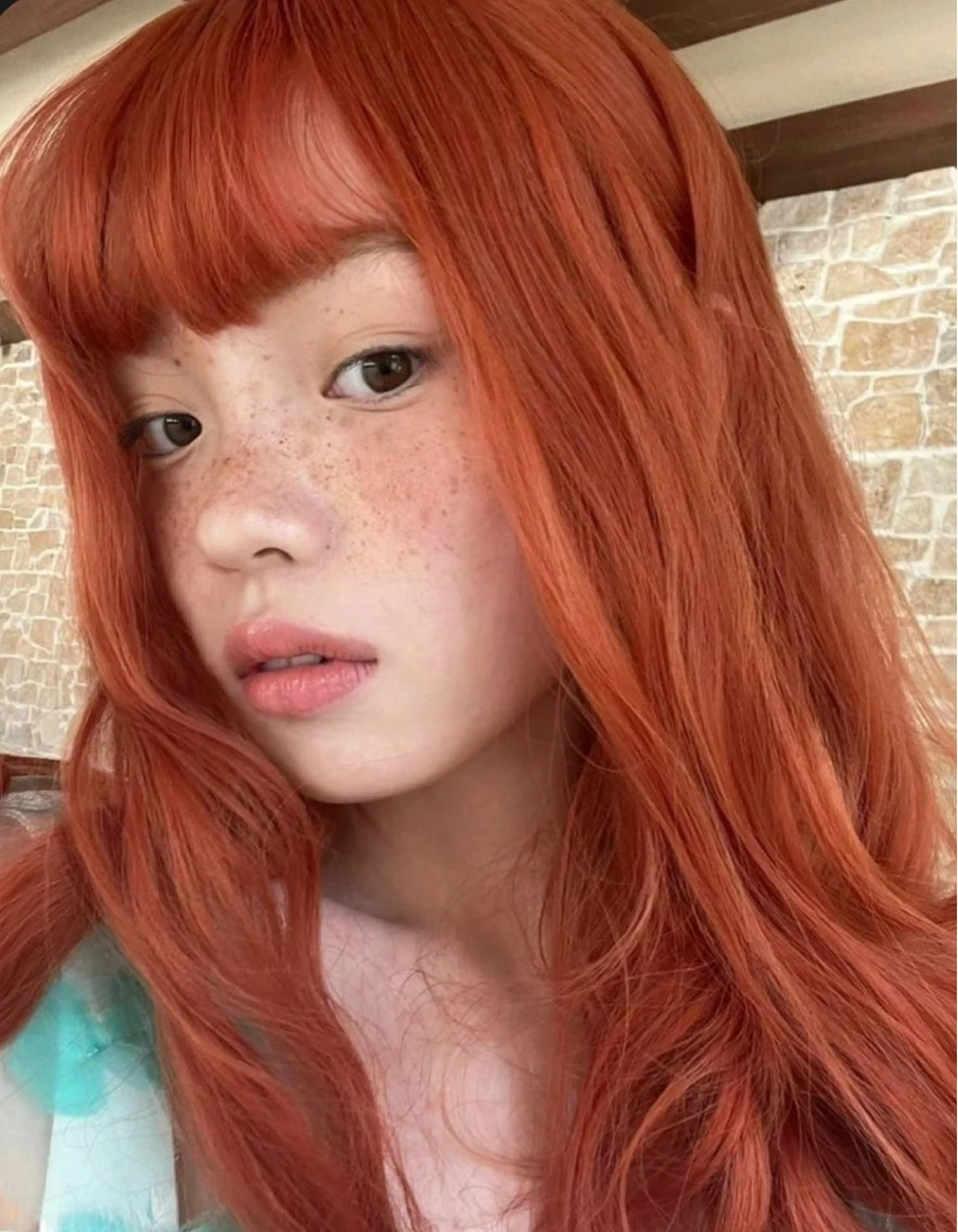 ミディアム カラー ベージュカラー ブリーチ ブラウンカラー ケアブリーチ ダブルカラー ヘアカラー トリートメント MIU/ルーツカラー ボブ/顔周りレイヤーのヘアスタイル