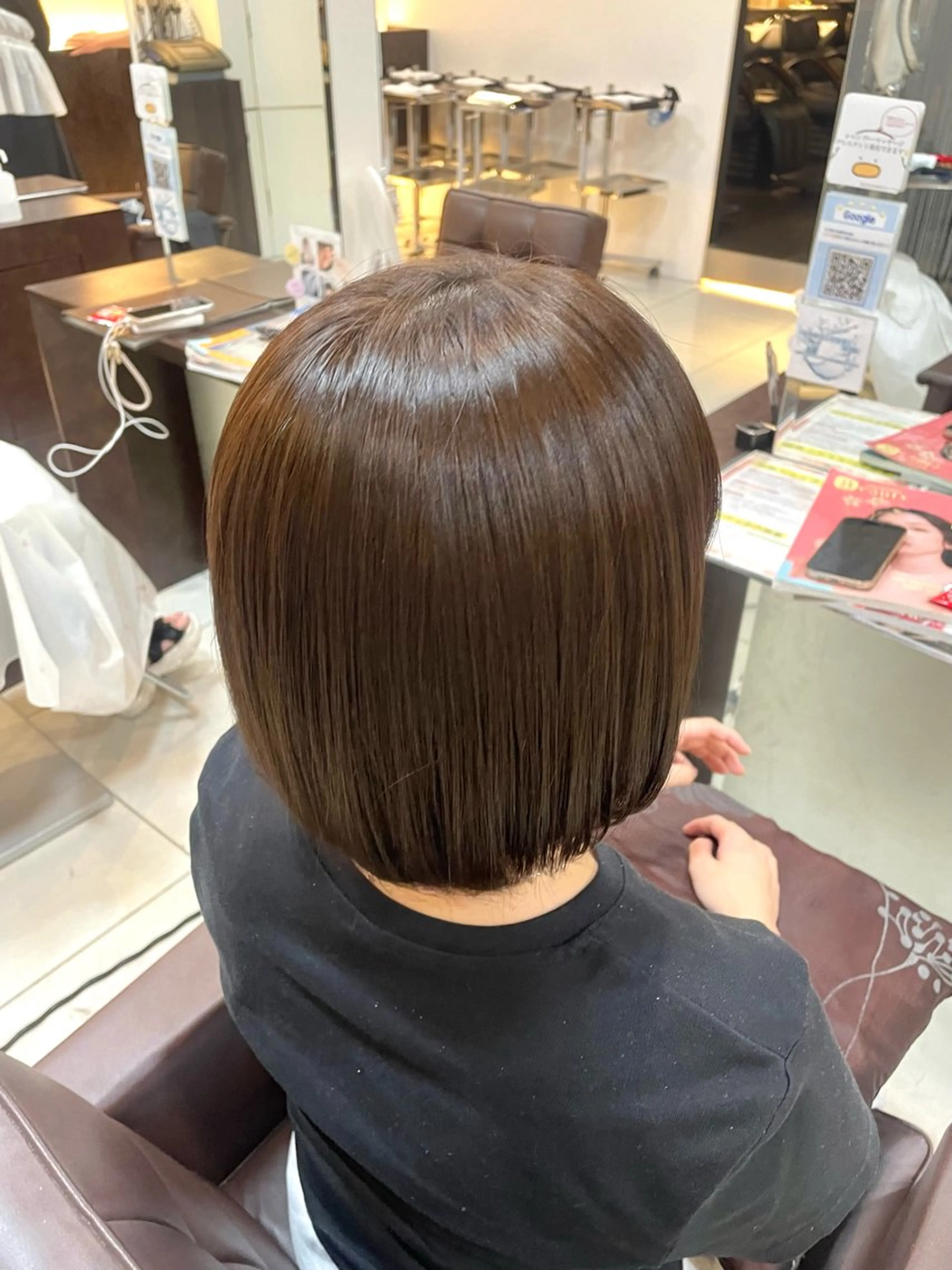 ショート カラー グレージュ オリーブグレージュ オリーブグレー カット ヘアカラー トリートメント 🤎うる艶ベージュ 🧸MAYUKA🤎のヘアスタイル
