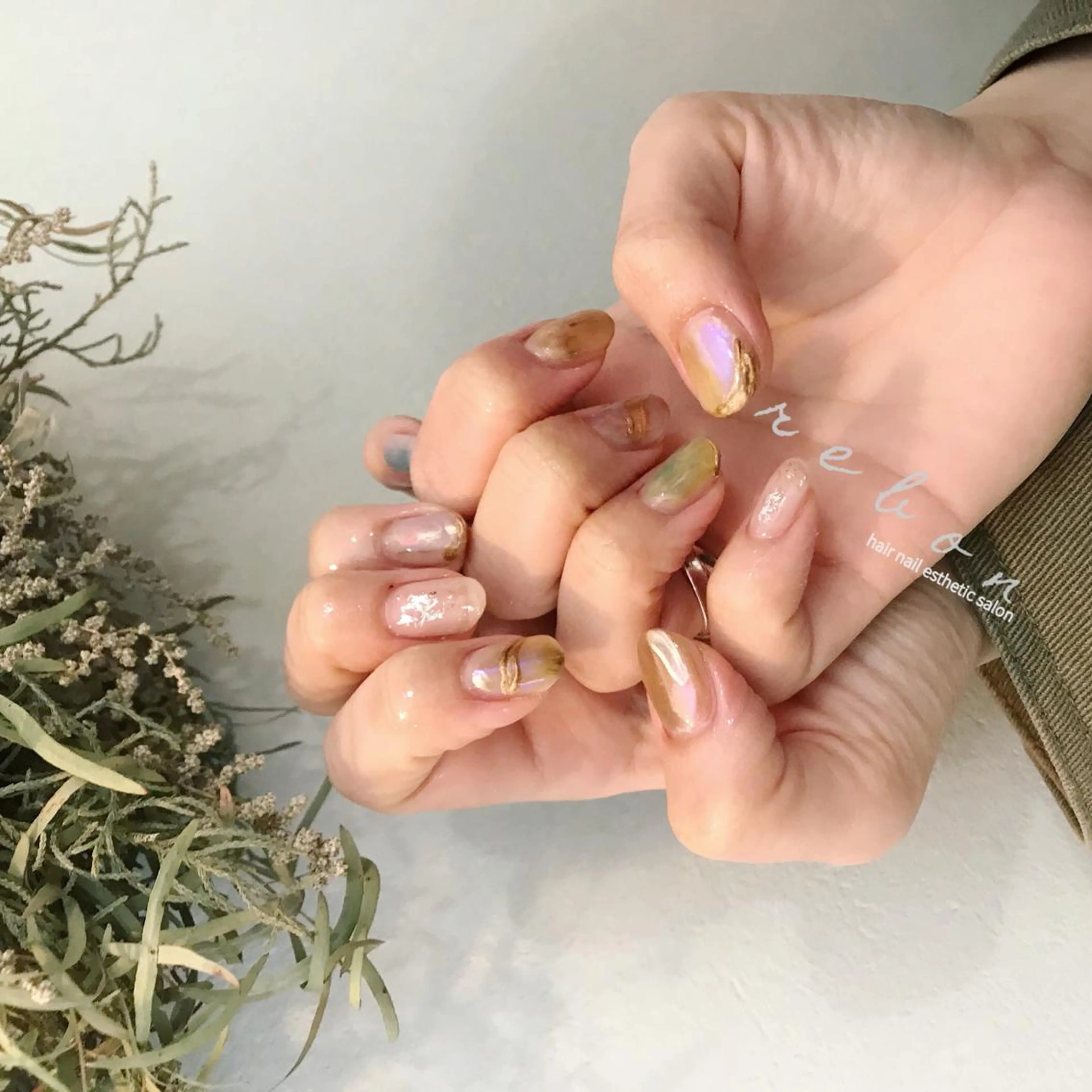 ネイル ハンドネイル フットネイル rebon＊ natsukiのネイルデザイン