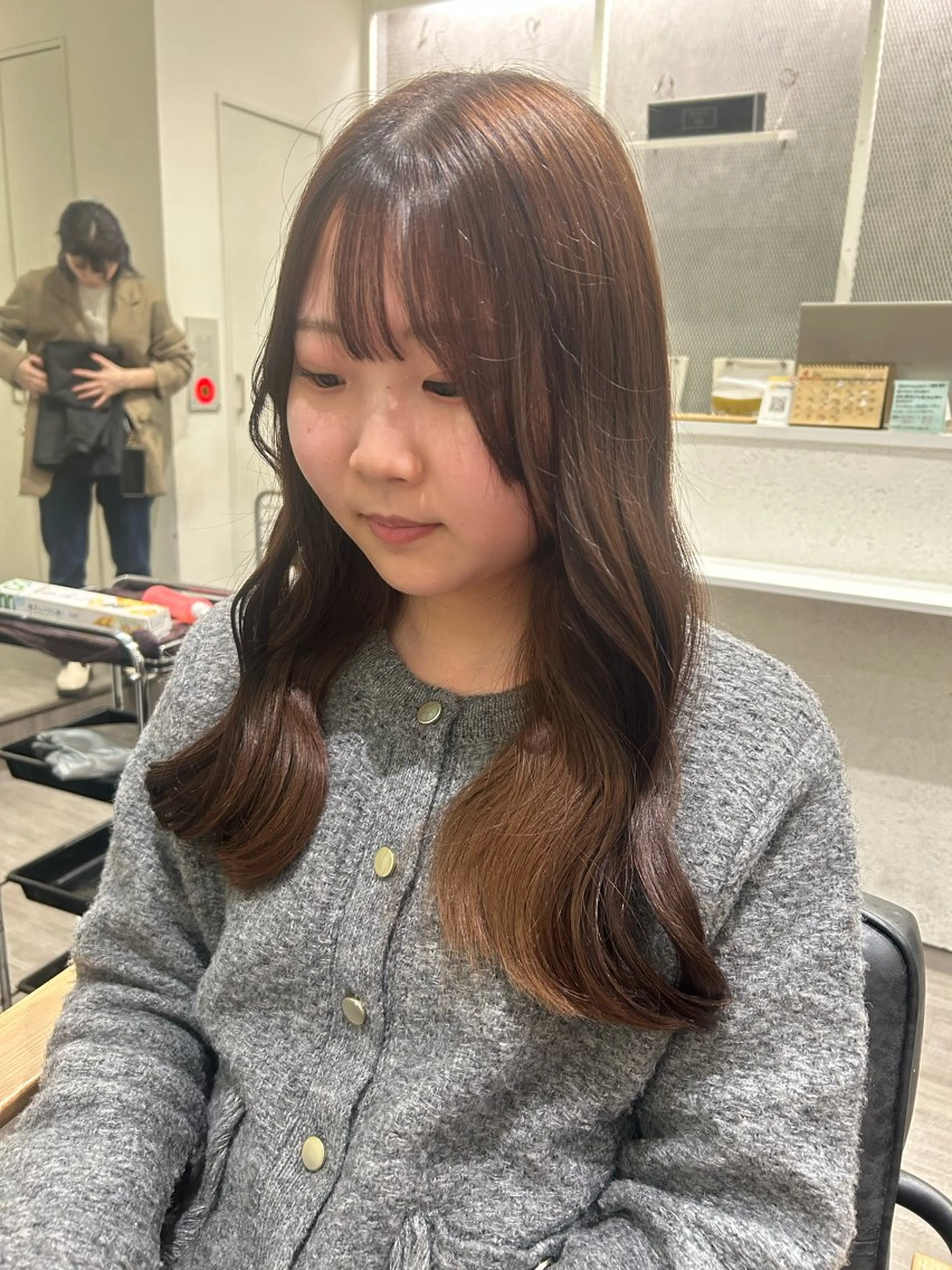 ロング カラー ヘアアレンジ デザインカラー ヘアカラー トリートメント カラーリスト💟草間 紫音💟のヘアスタイル