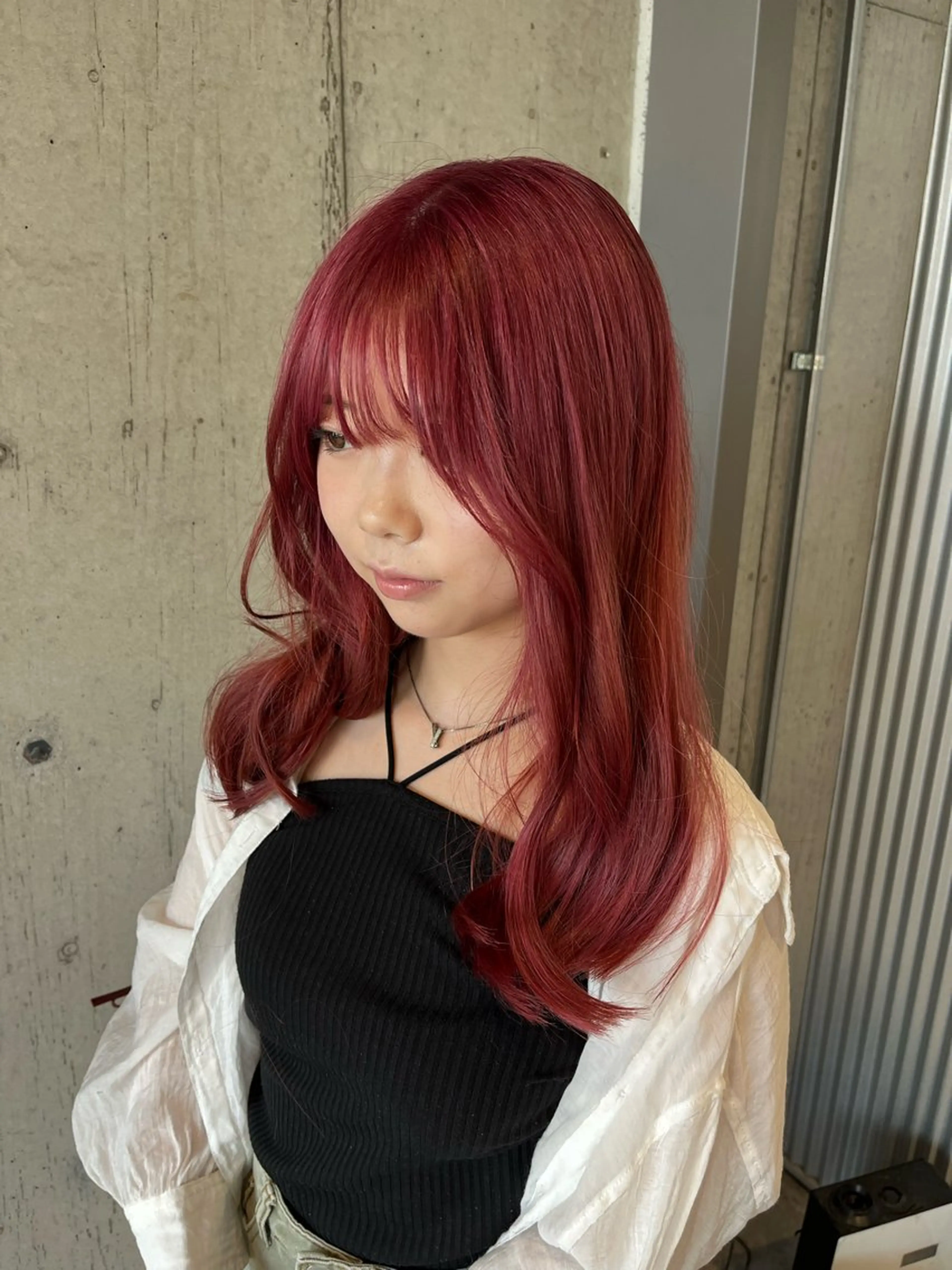 セミロング カラー ヘアアレンジ カット ヘアカラー トリートメント 透明感カラー・ボブ リクト📸のヘアスタイル